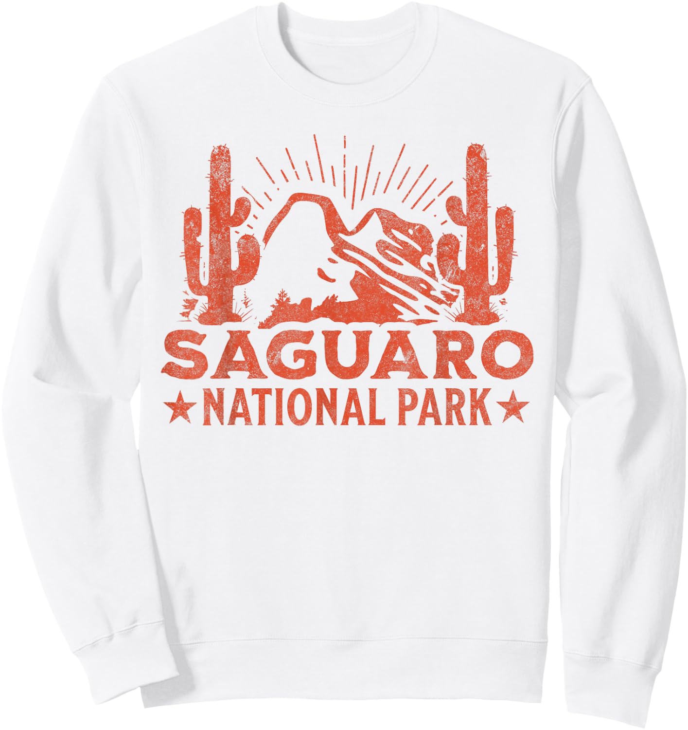Saguaro National Park Sweatshirt - Sweatshirt | White