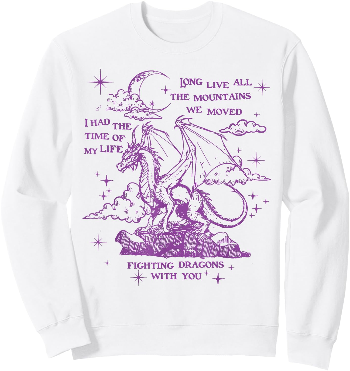 Cool I Had The Time Of My Life Fighting Dragons With You Sweatshirt - Sweatshirt | White