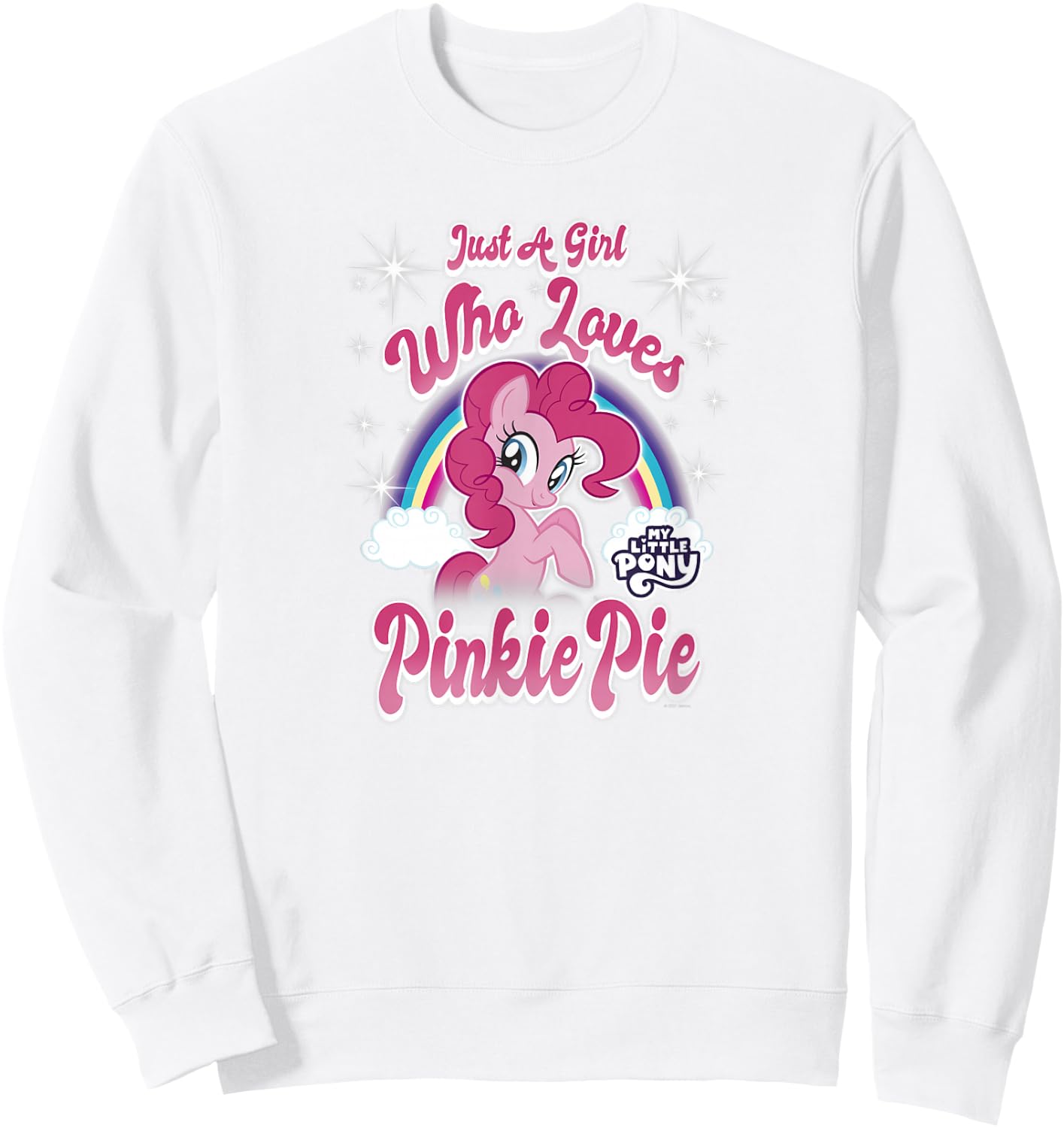 My Little Pony: Friendship Is Magic Girl Loves Pinkie Pie Sweatshirt - Sweatshirt | White