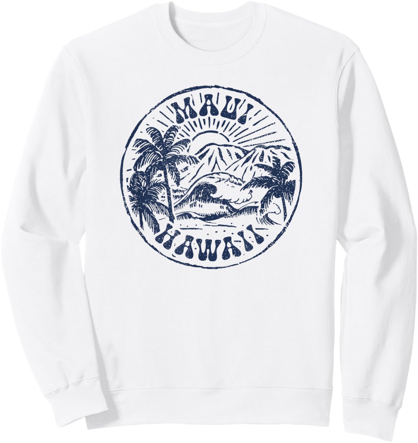 Maui Hawaii Sweatshirt - Sweatshirt | White