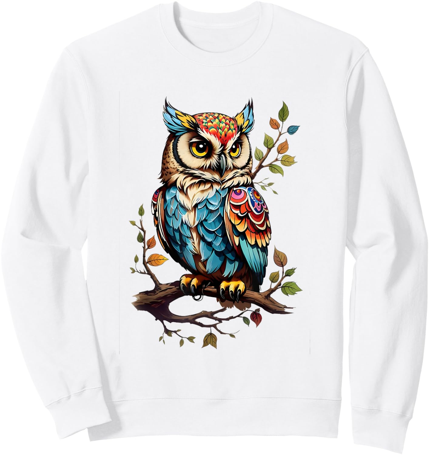 Owl lovers shirt, owl girls, kids owl, women owl, girls owl Sweatshirt - Sweatshirt | White