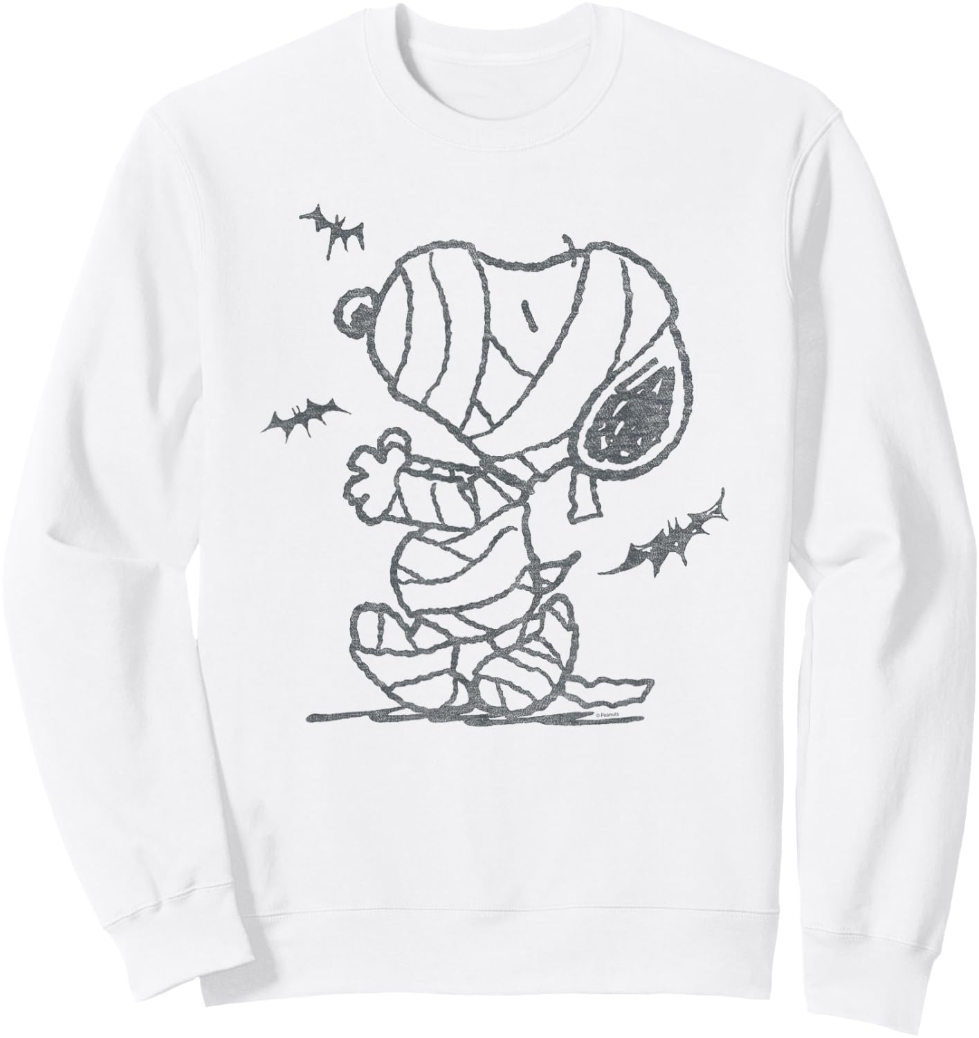 Peanuts - Snoopy Mummy And Bats Sweatshirt - Sweatshirt | White