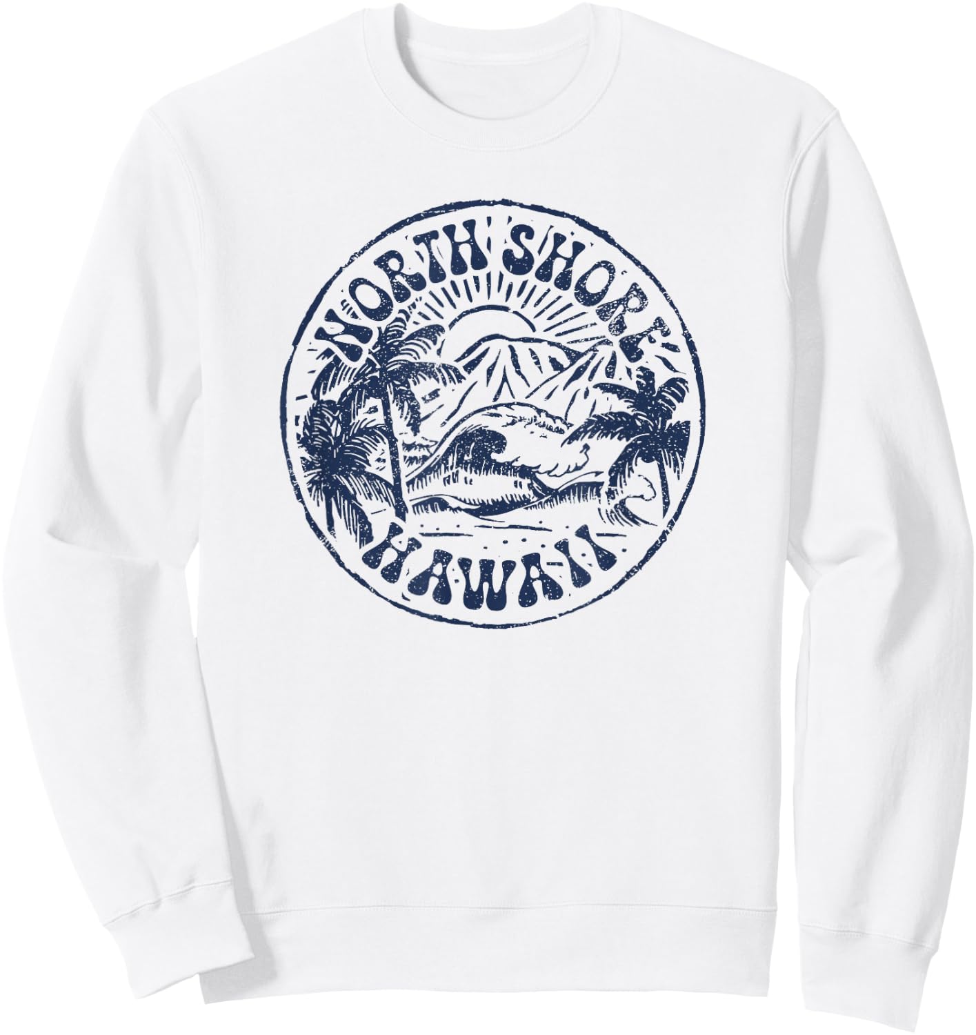 North Shore Hawaii Sweatshirt - Sweatshirt | White