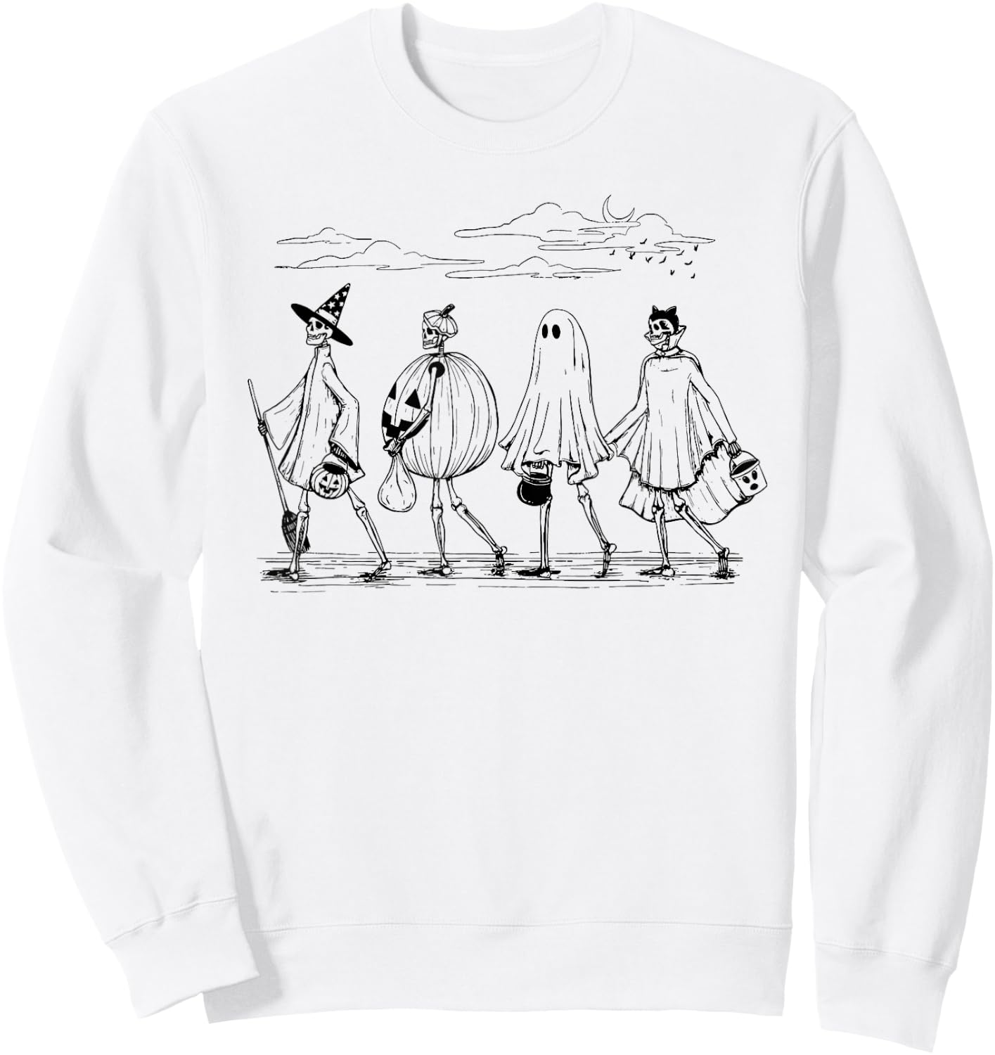 America Eagle Halloween Shirts Men Girls Boys Sweatshirt - Sweatshirt | White