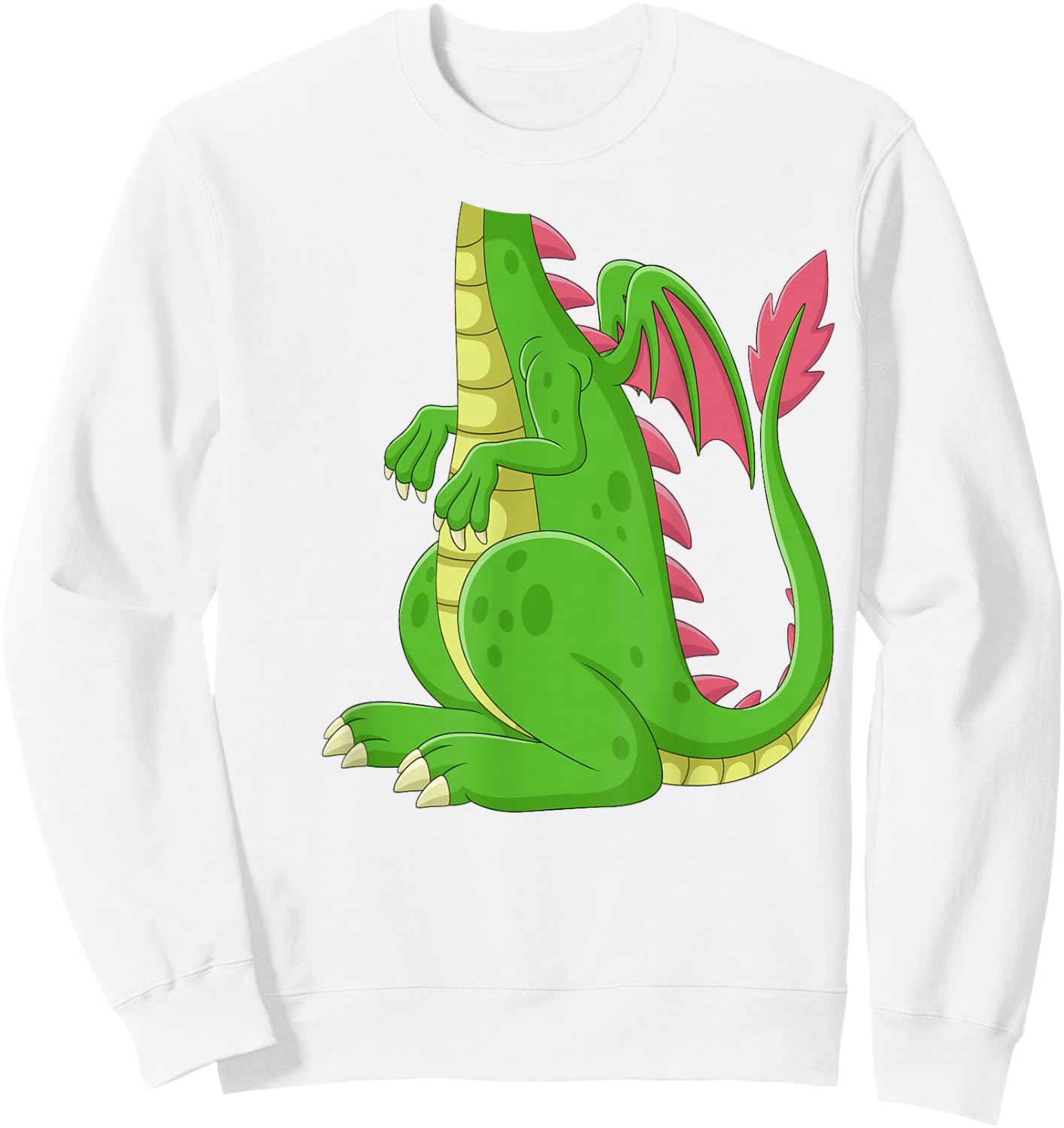 Dragon Shirt Adult Men Women Kids Green Dragon Costume Sweatshirt - Sweatshirt | White