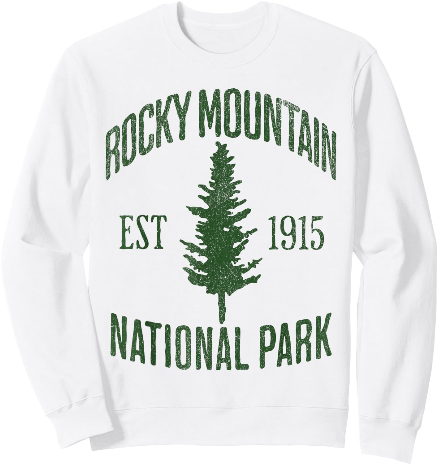 Rocky Mountain National Park Sweatshirt - Sweatshirt | White