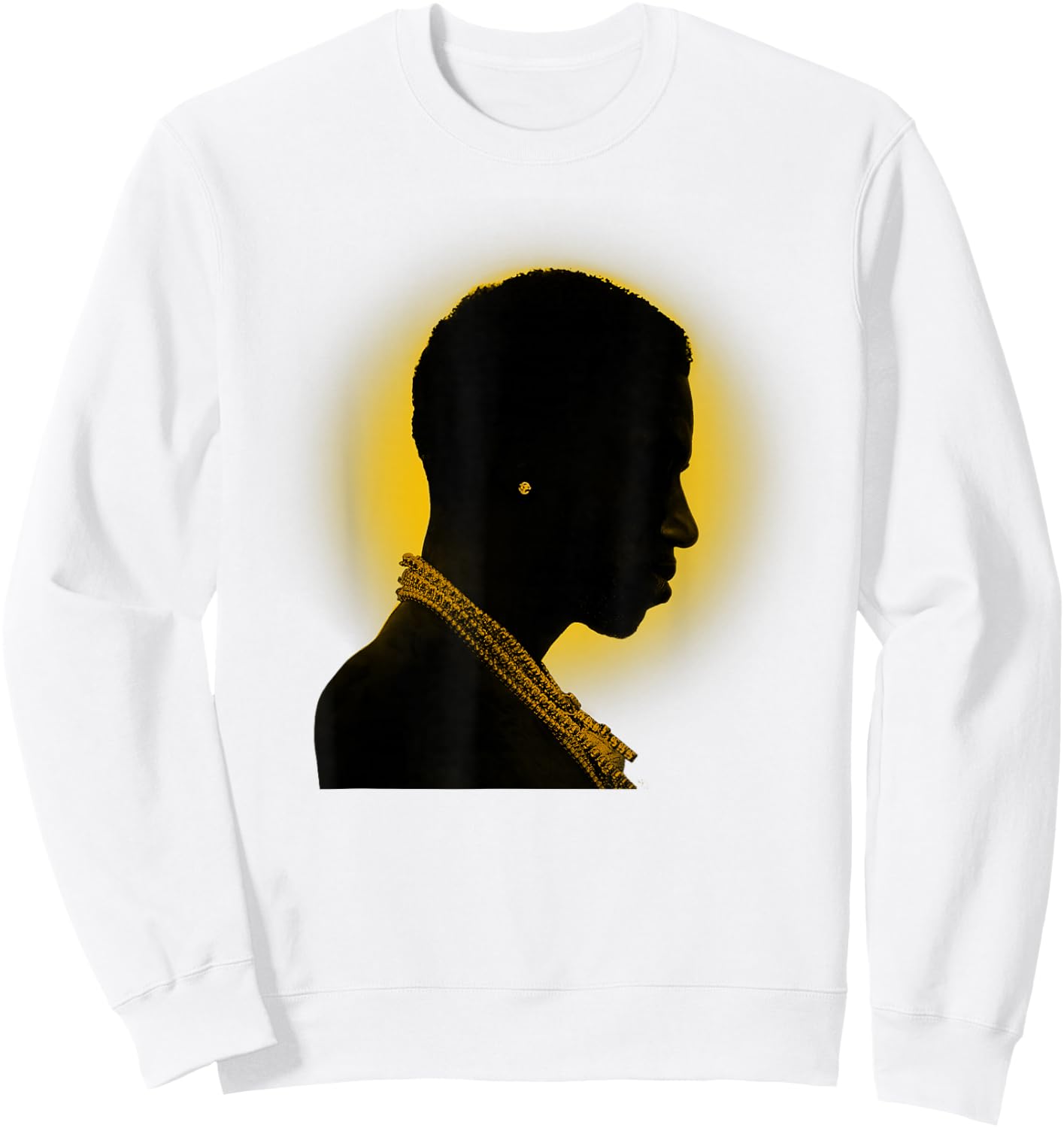 Gucci Mane Silhouette Glow Sweatshirt - Sweatshirt | White