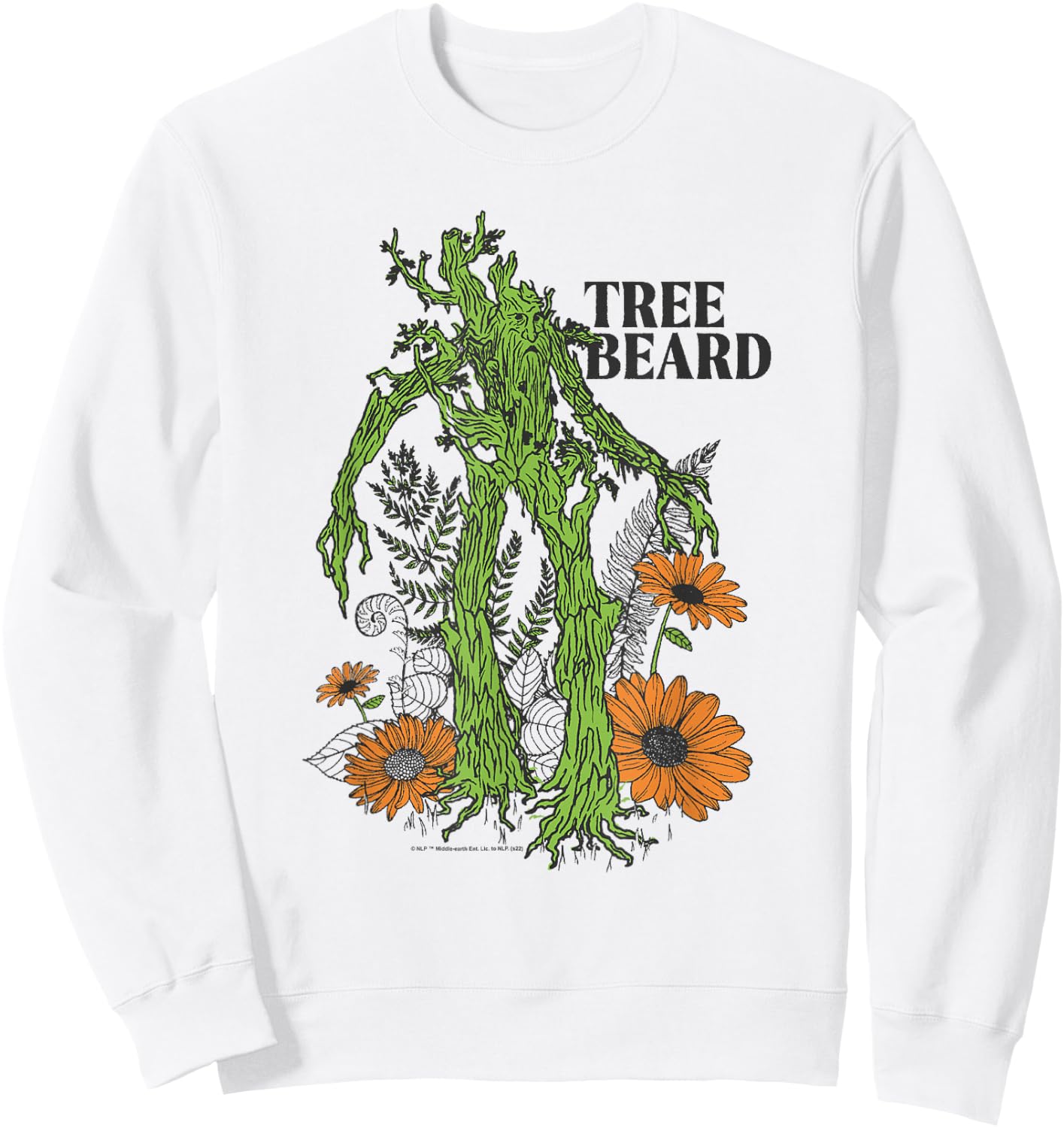 The Lord of The Rings: The Two Towers Tree Beard Nature Sweatshirt - Sweatshirt | White