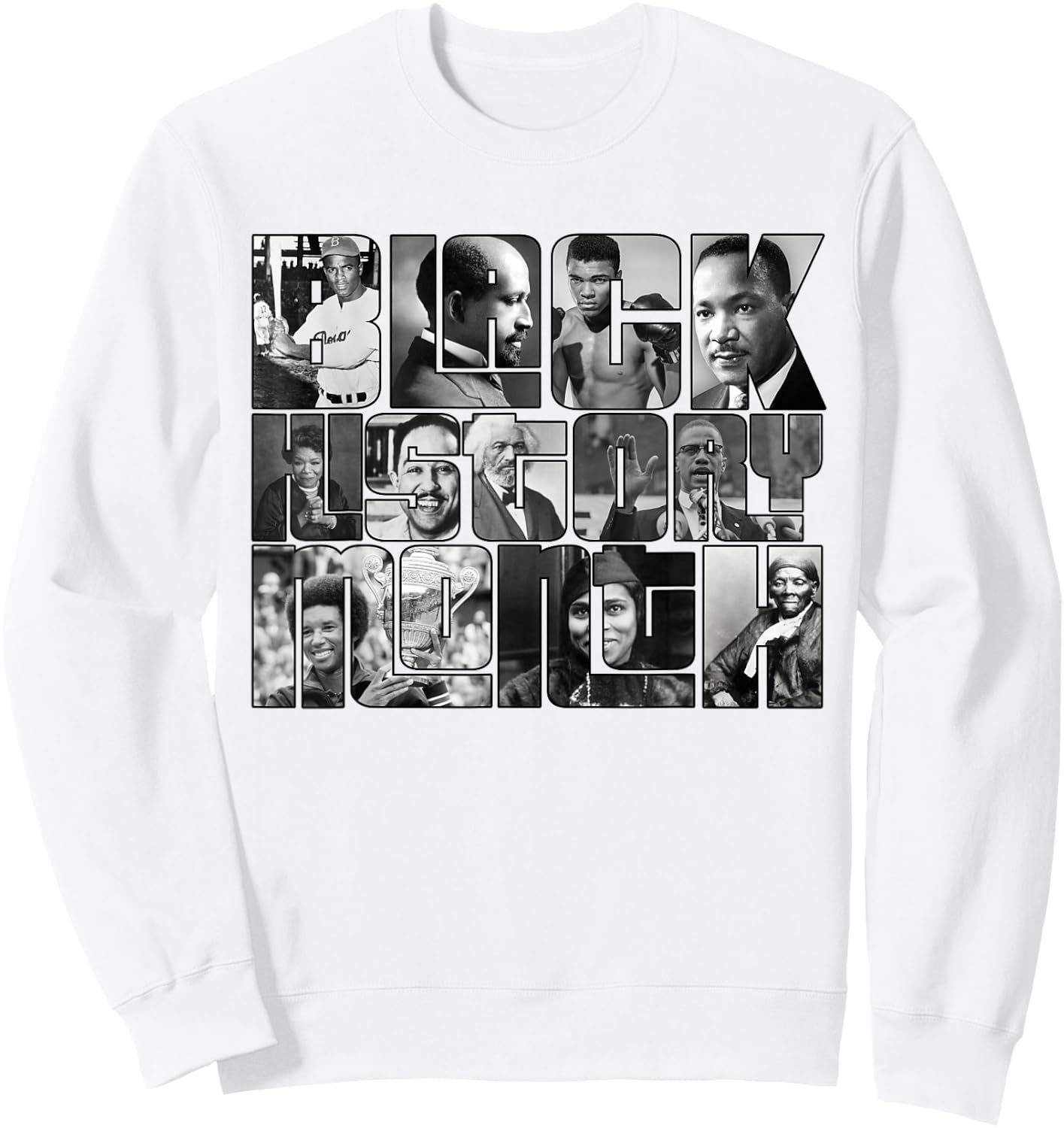 Black History Month 2023 great African American influencers Sweatshirt - Sweatshirt | White