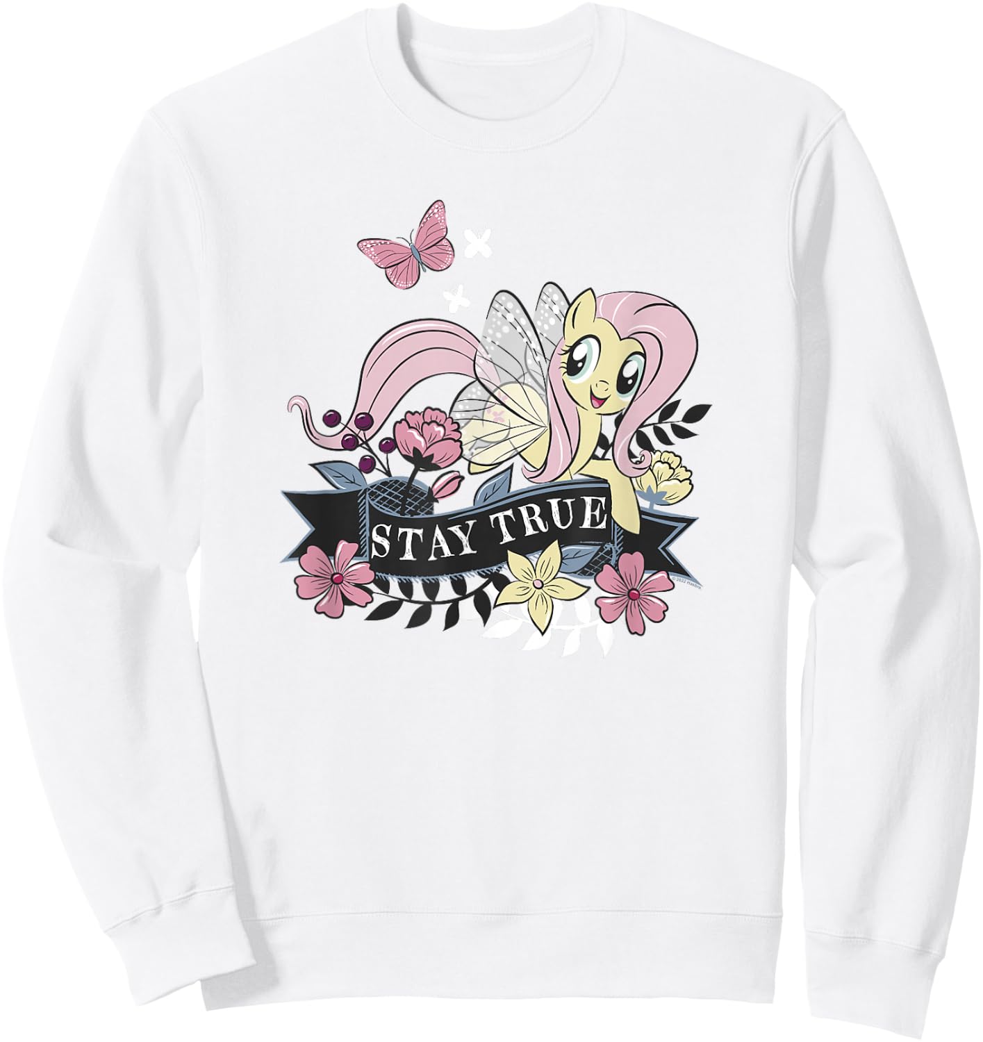 My Little Pony: Friendship is Magic Fluttershy Stay True Sweatshirt - Sweatshirt | White