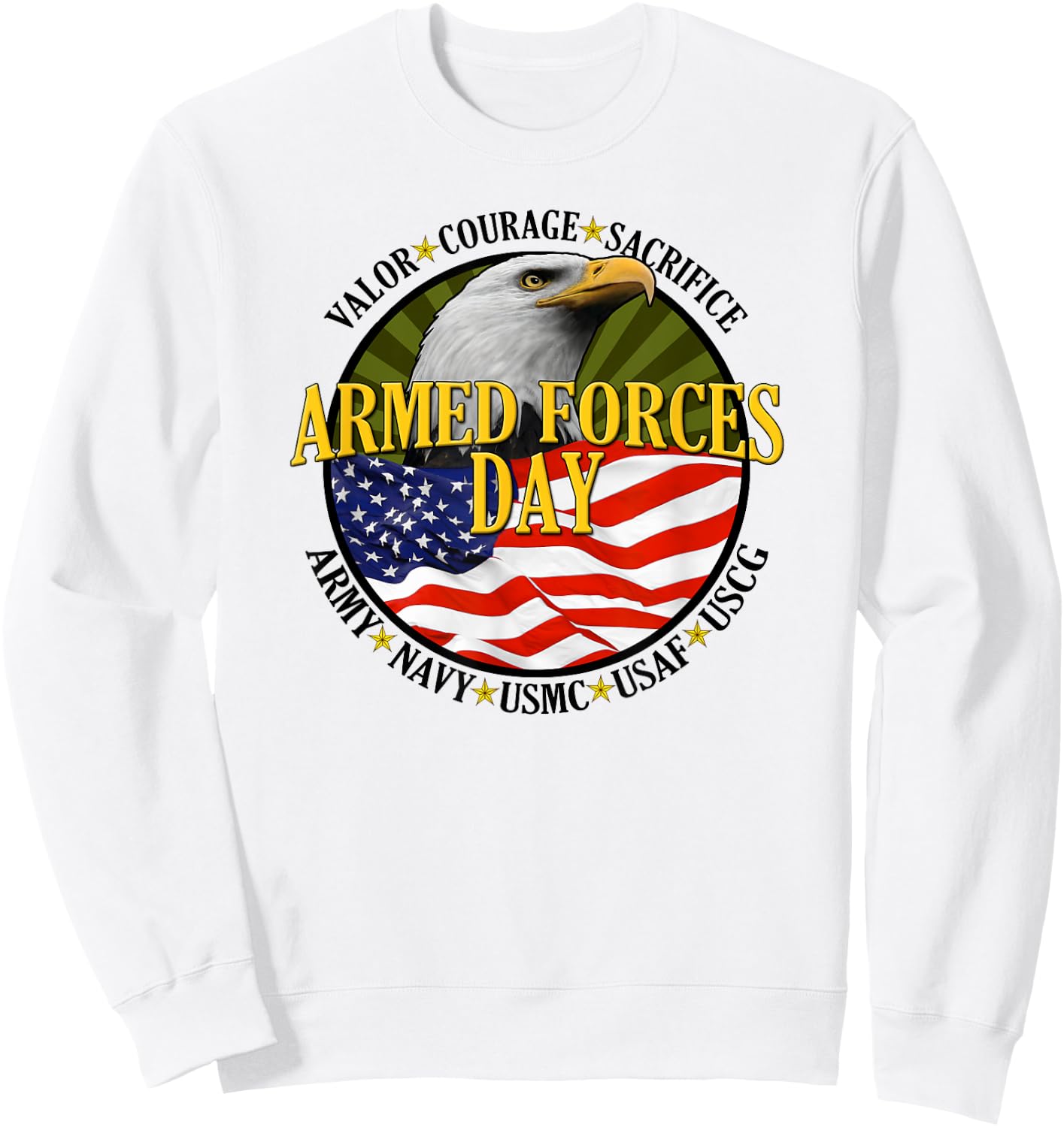 Armed Forces Day Sweatshirt - Sweatshirt | White