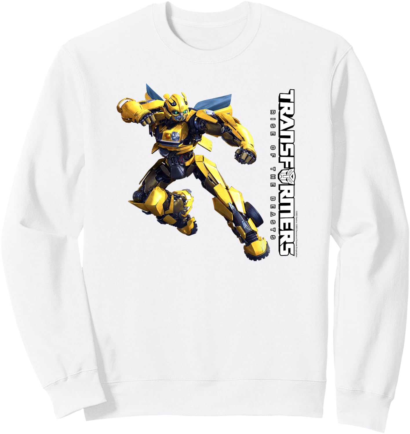 Transformers: Rise of The Beasts Bumblebee Full Body Sweatshirt - Sweatshirt | White