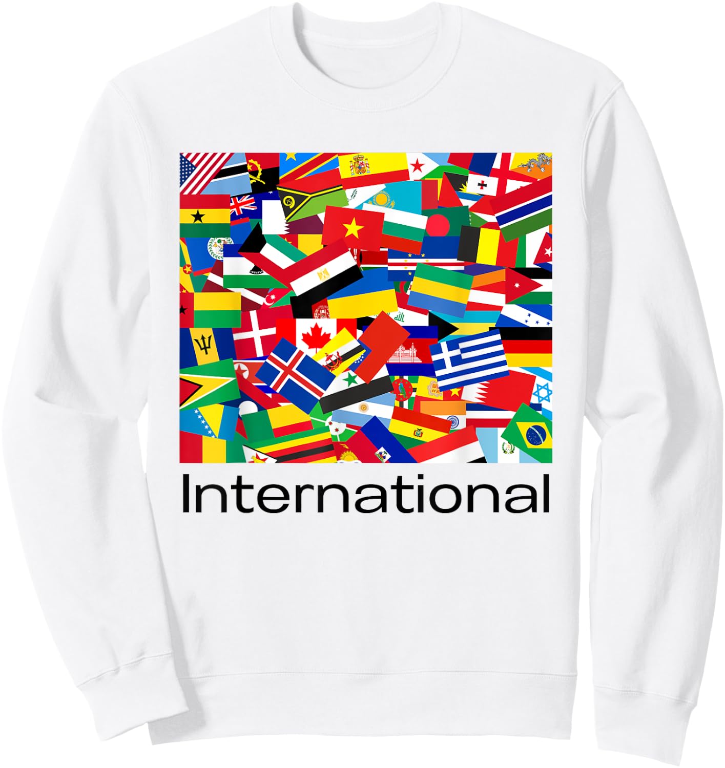 International Day of Peace National Flag United Nations Sweatshirt - Sweatshirt | White