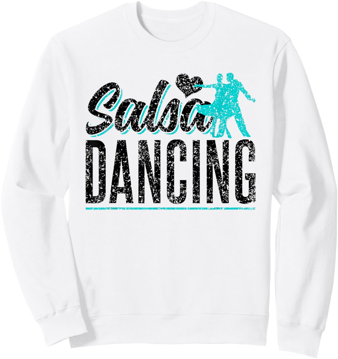 Salsa Dancing Latin Dancer Dance Sweatshirt - Sweatshirt | White