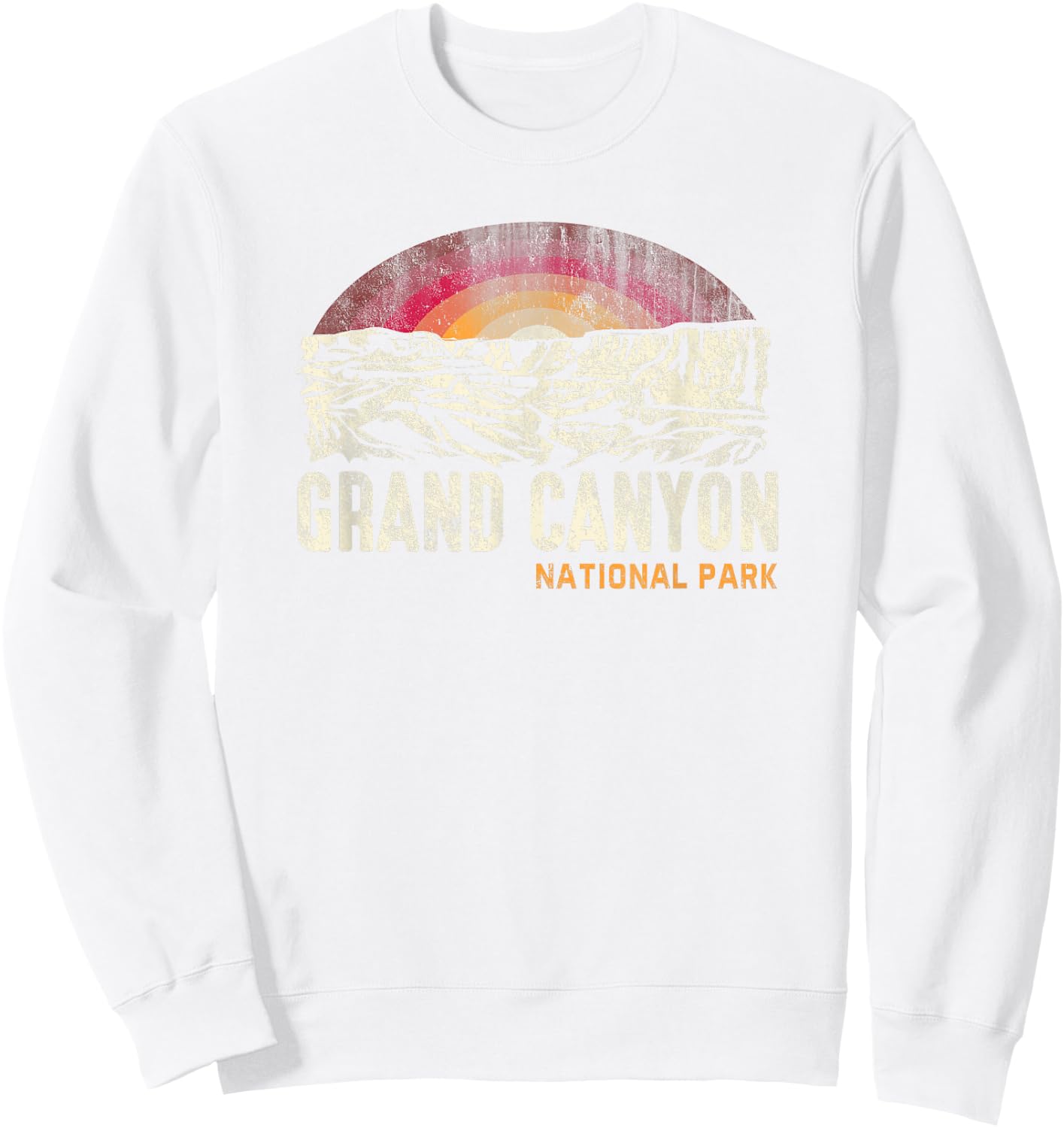 Grand Canyon National Park Vintage Sweatshirt - Sweatshirt | White