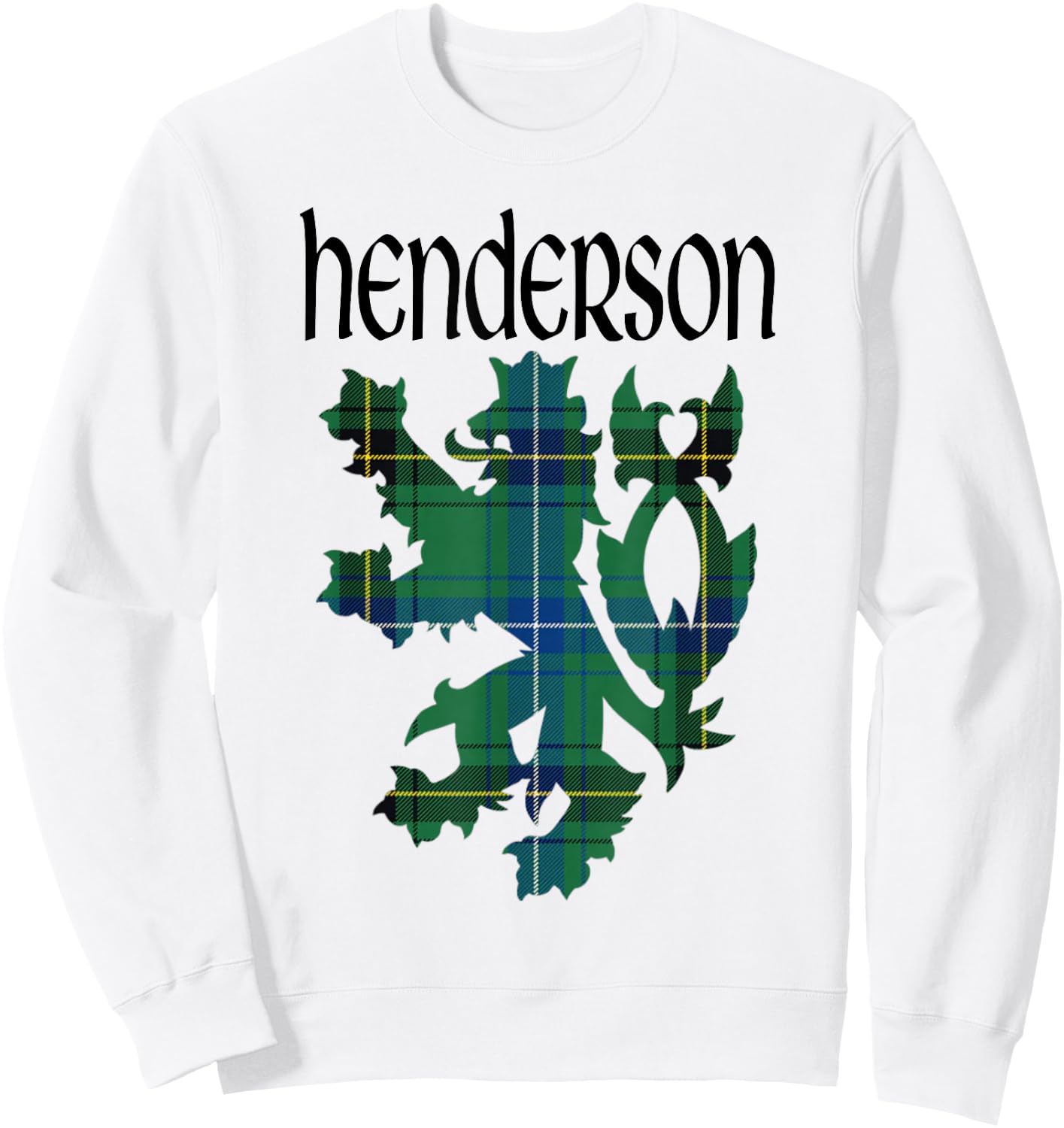 Clan Henderson Tartan Scottish Family Name Scotland Pride Sweatshirt - Sweatshirt | White