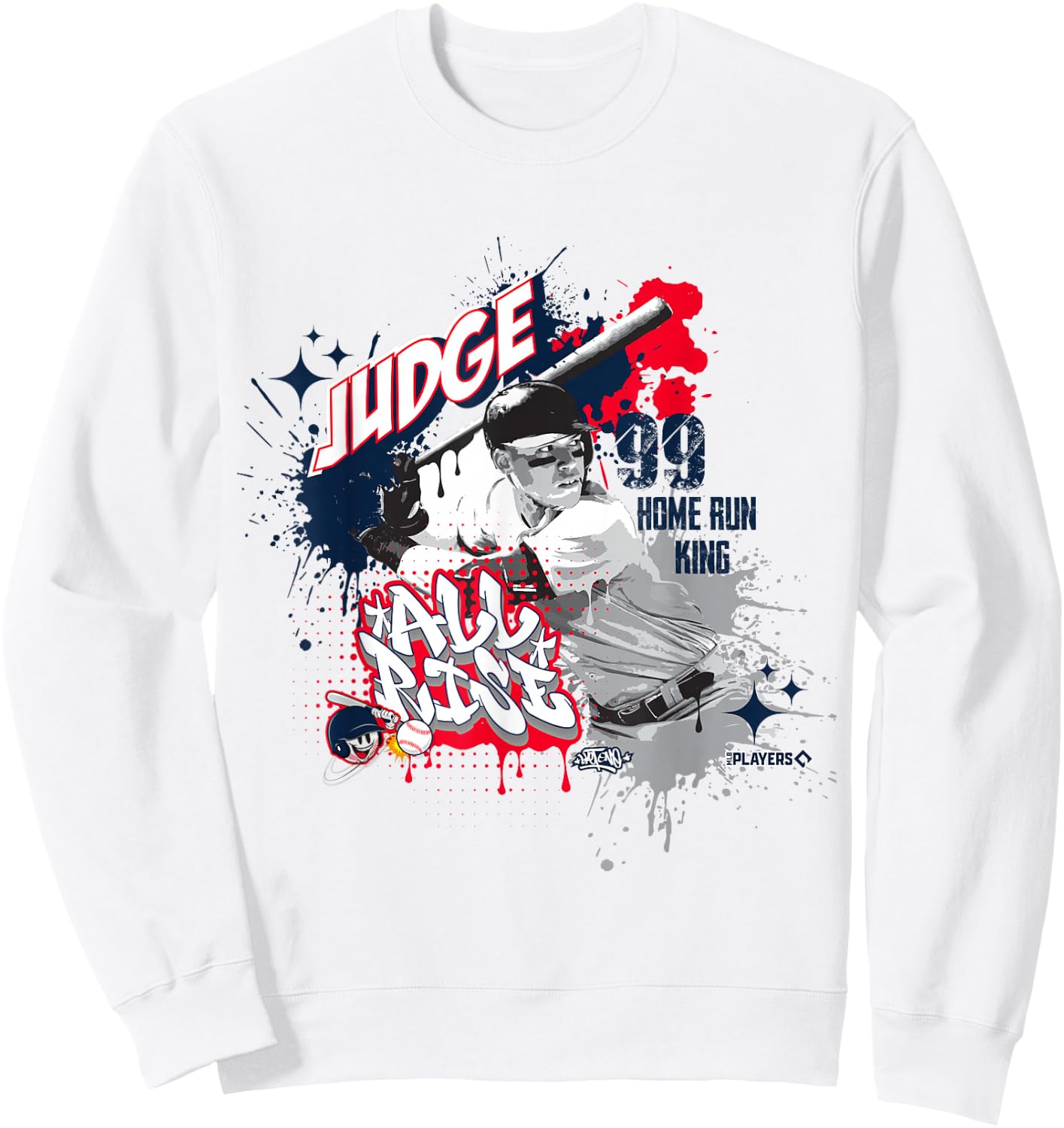 Aaron Judge New York Baseball Sket One x MLB Players Sweatshirt - Sweatshirt | White