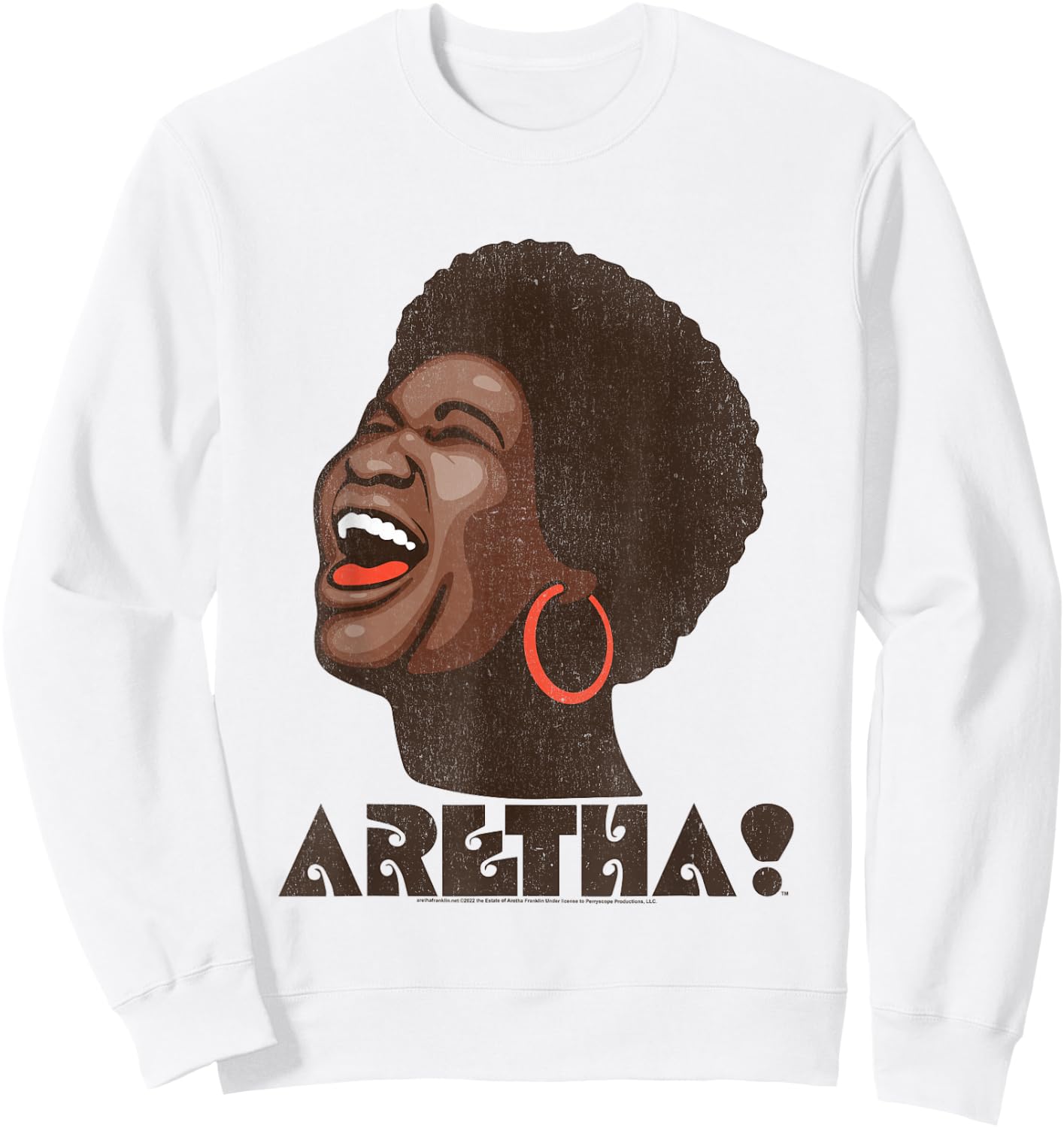 Aretha Franklin Sing It Aretha Sweatshirt - Sweatshirt | White