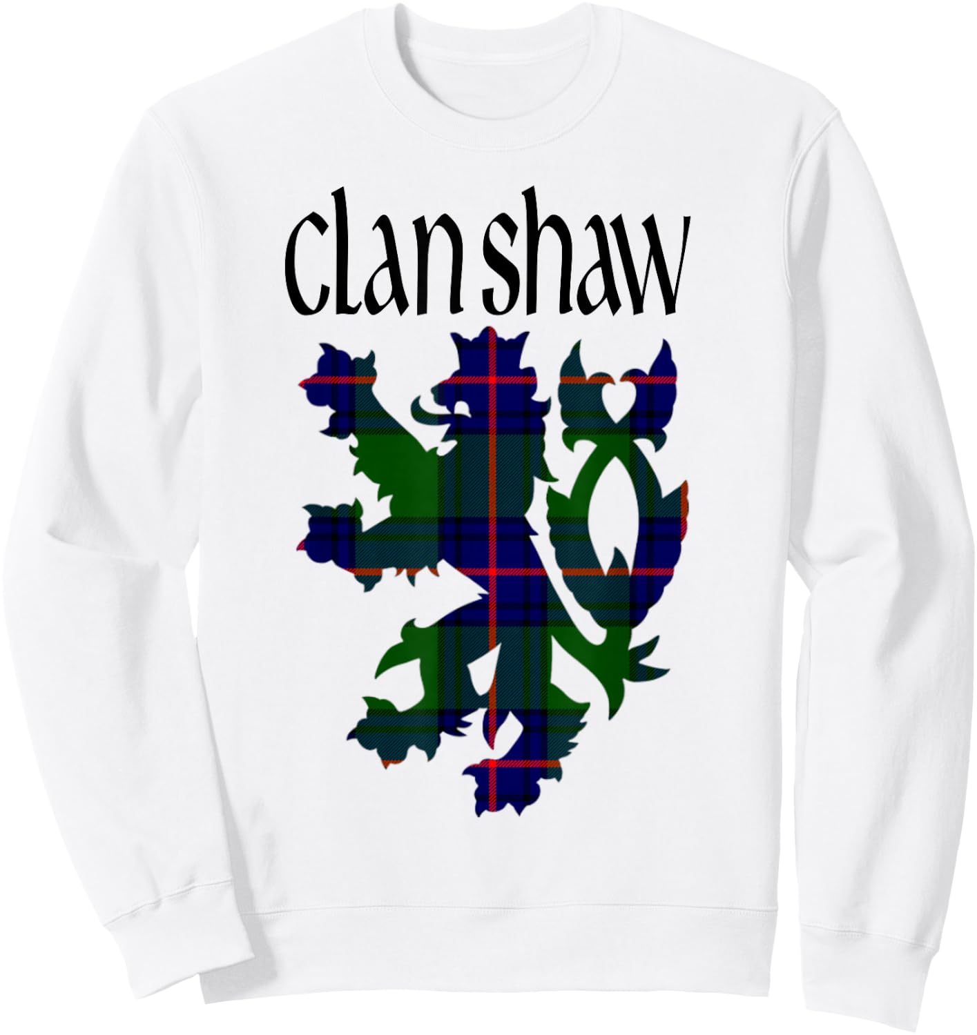 Clan Shaw Tartan Scottish Family Name Scotland Pride Sweatshirt - Sweatshirt | White