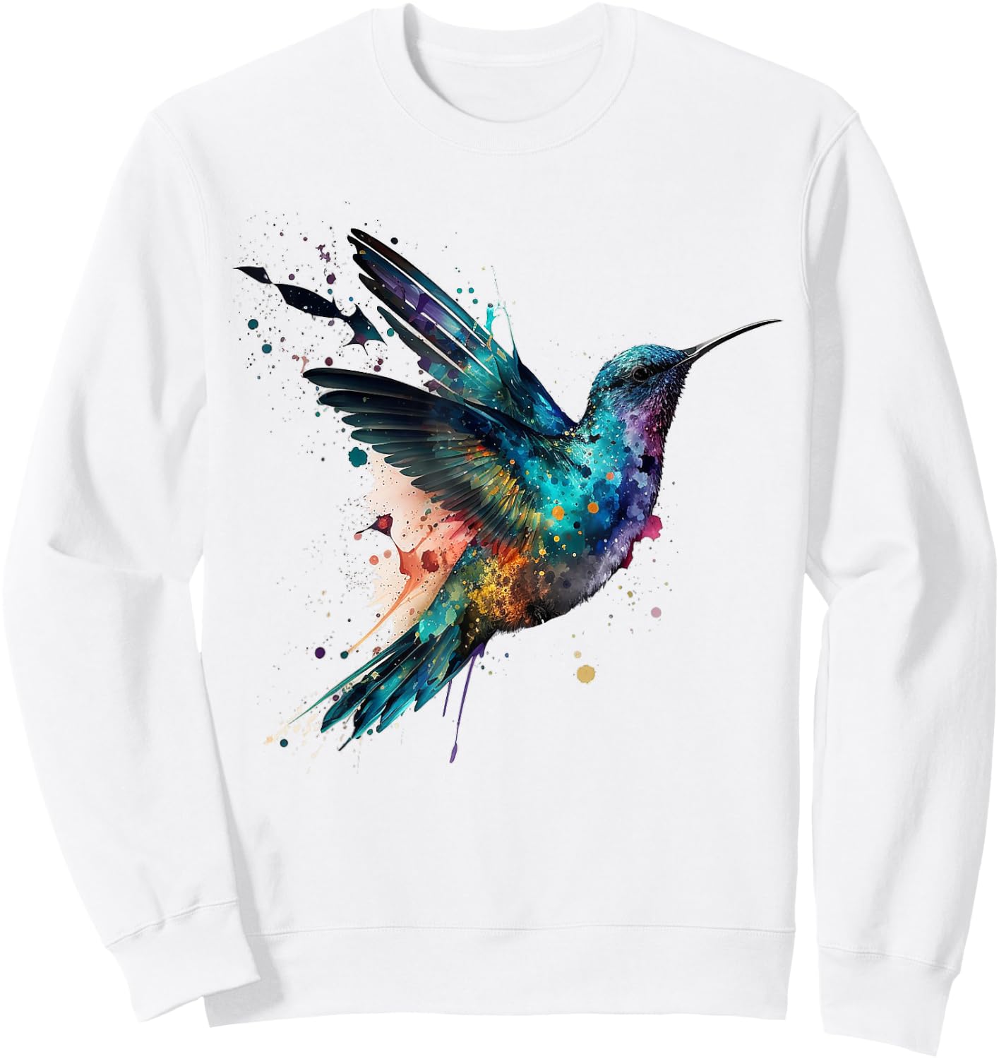 Bird Art Animals Animal Design Bird Sweatshirt - Sweatshirt | White
