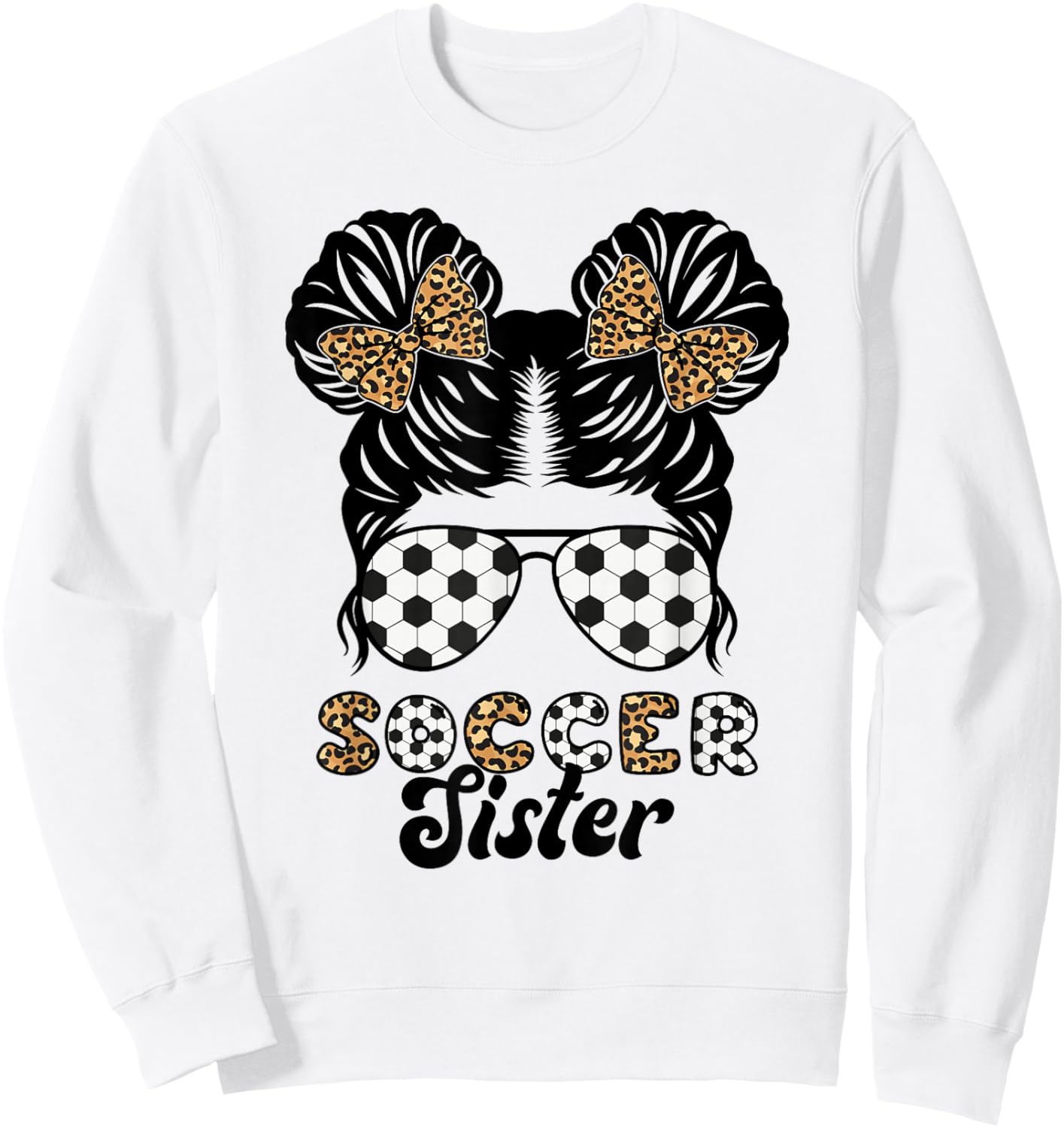 Soccer Sister Of A Soccer Player Proud Soccer Sis Sweatshirt - Sweatshirt | White