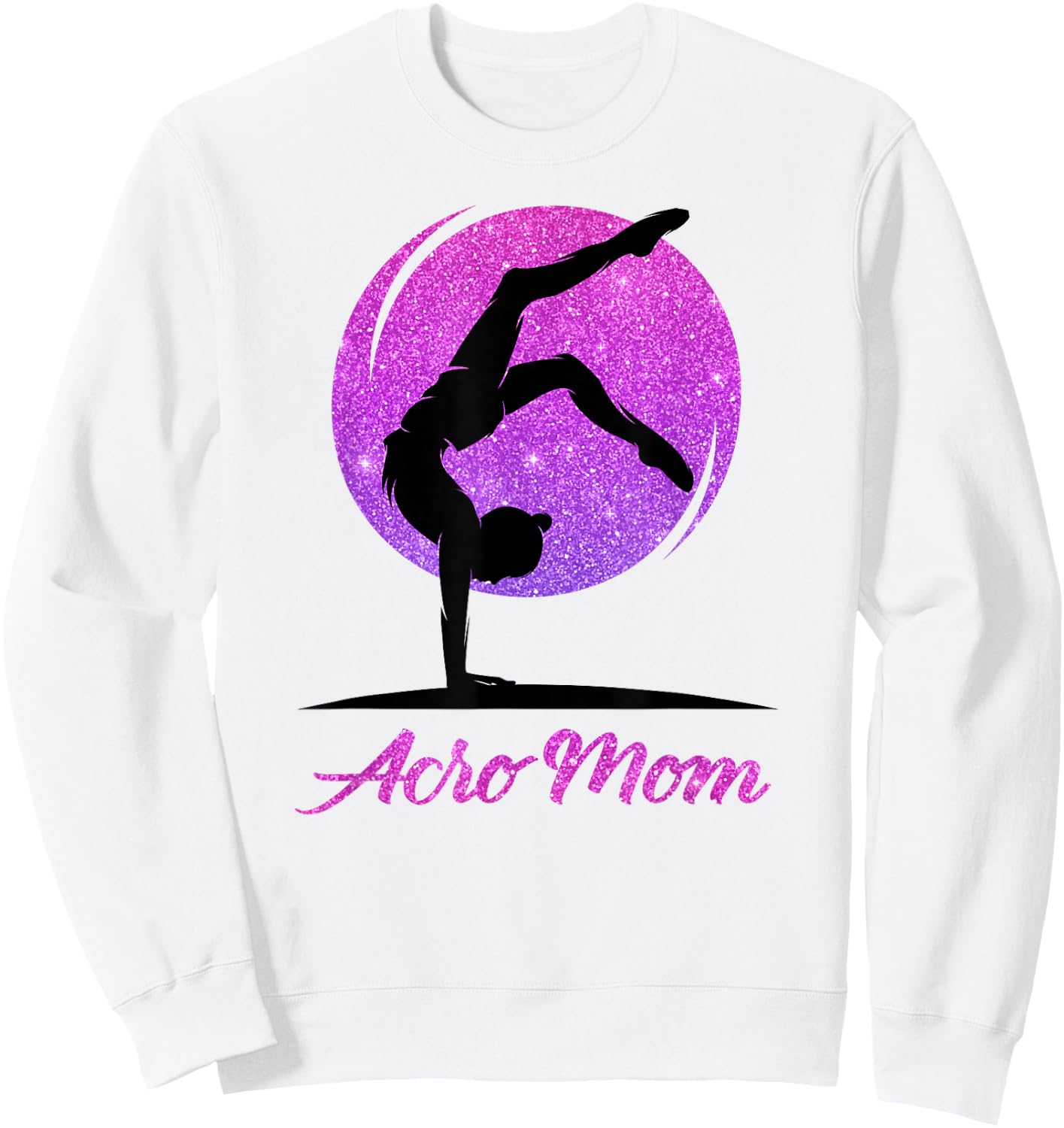 Love Acro Yoga, Acro Dance, Acro Dancer Mom Mother Sweatshirt - Sweatshirt | White