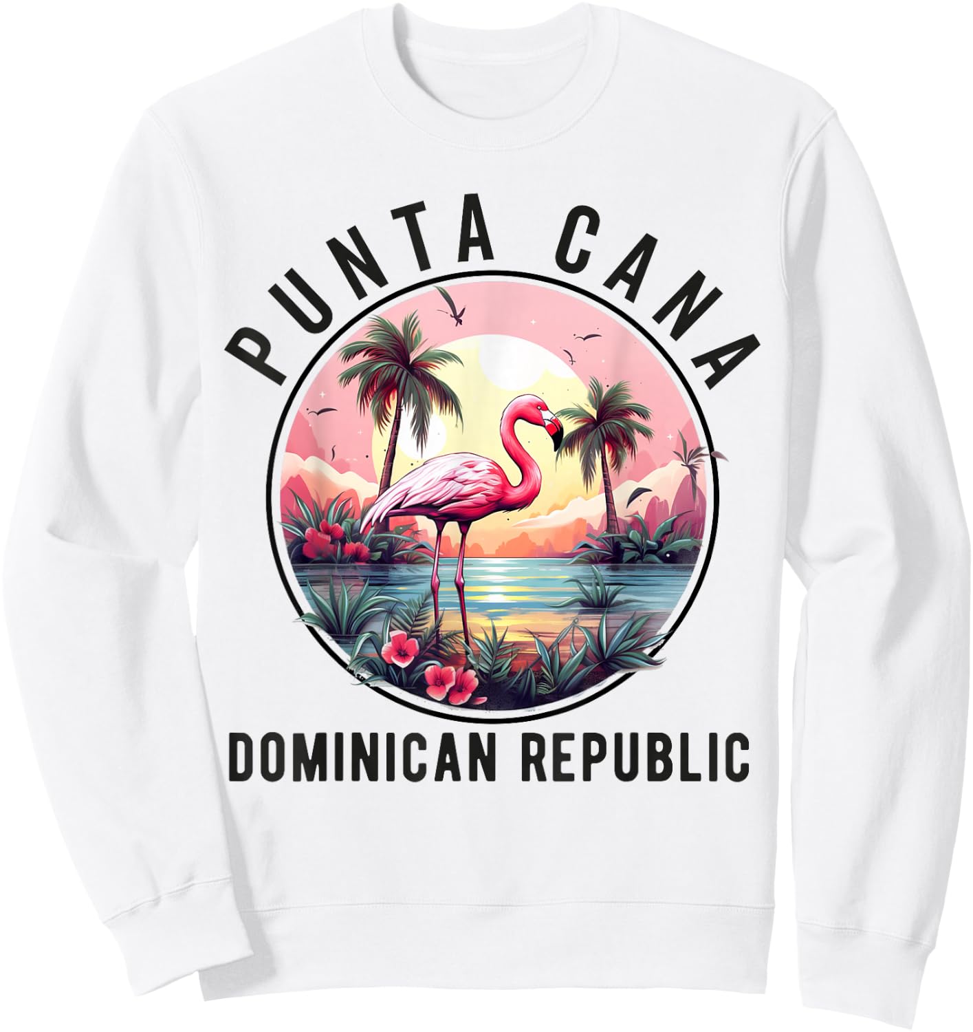 Punta Cana 2025 Family Vacation Matching Dominican Republic Sweatshirt - Sweatshirt | White