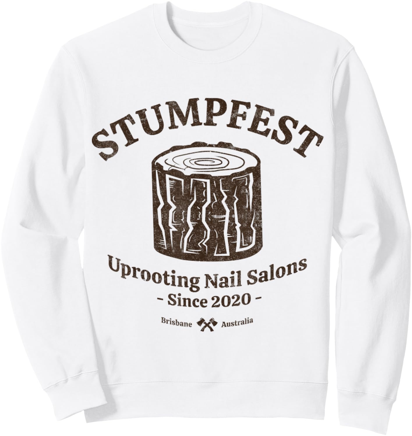 Vintage STUMPFEST! Sweatshirt - Sweatshirt | White