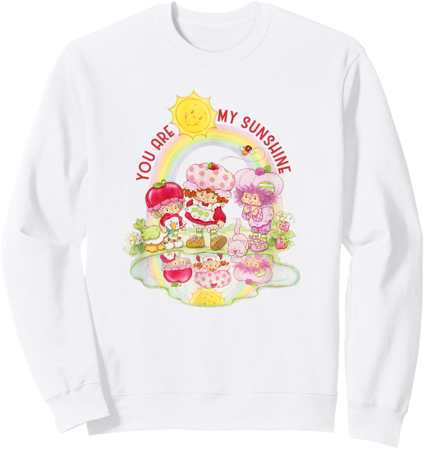 Strawberry Shortcake Group Shot You are My Sunshine Sweatshirt - Sweatshirt | White