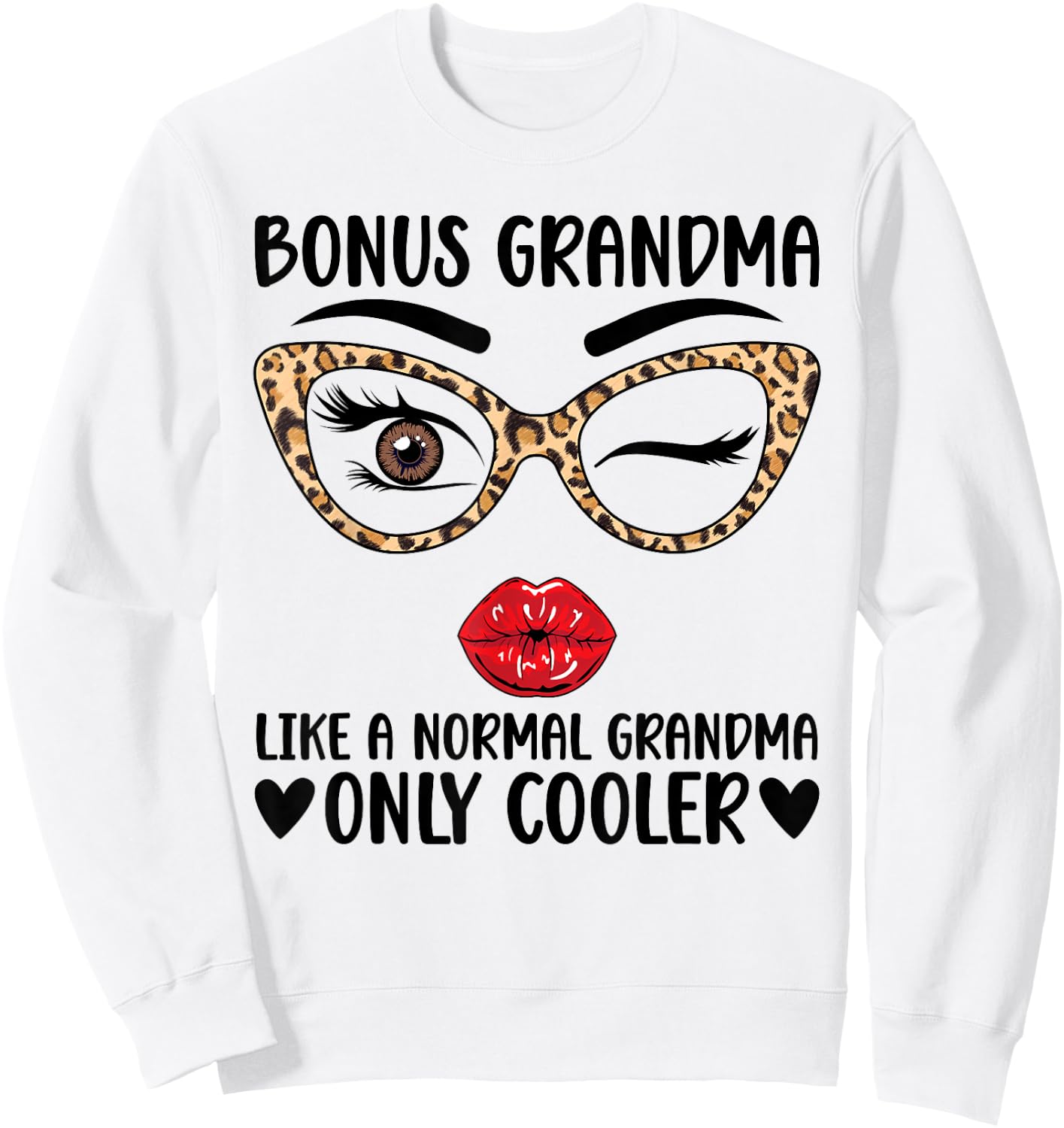 Bonus Grandma Cool Bonus Grandmother Step Grandma Sweatshirt - Sweatshirt | White
