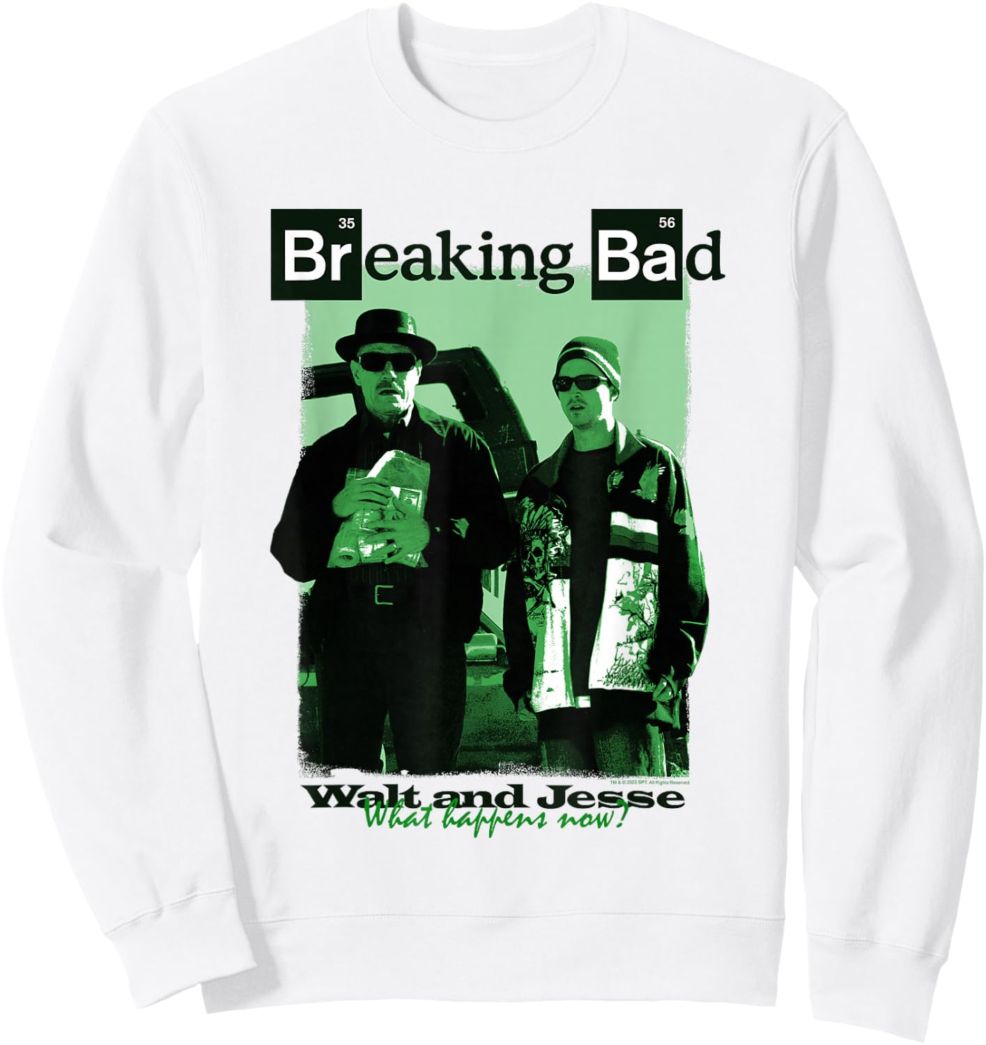 Breaking Bad What Happens Now Sweatshirt - Sweatshirt | White