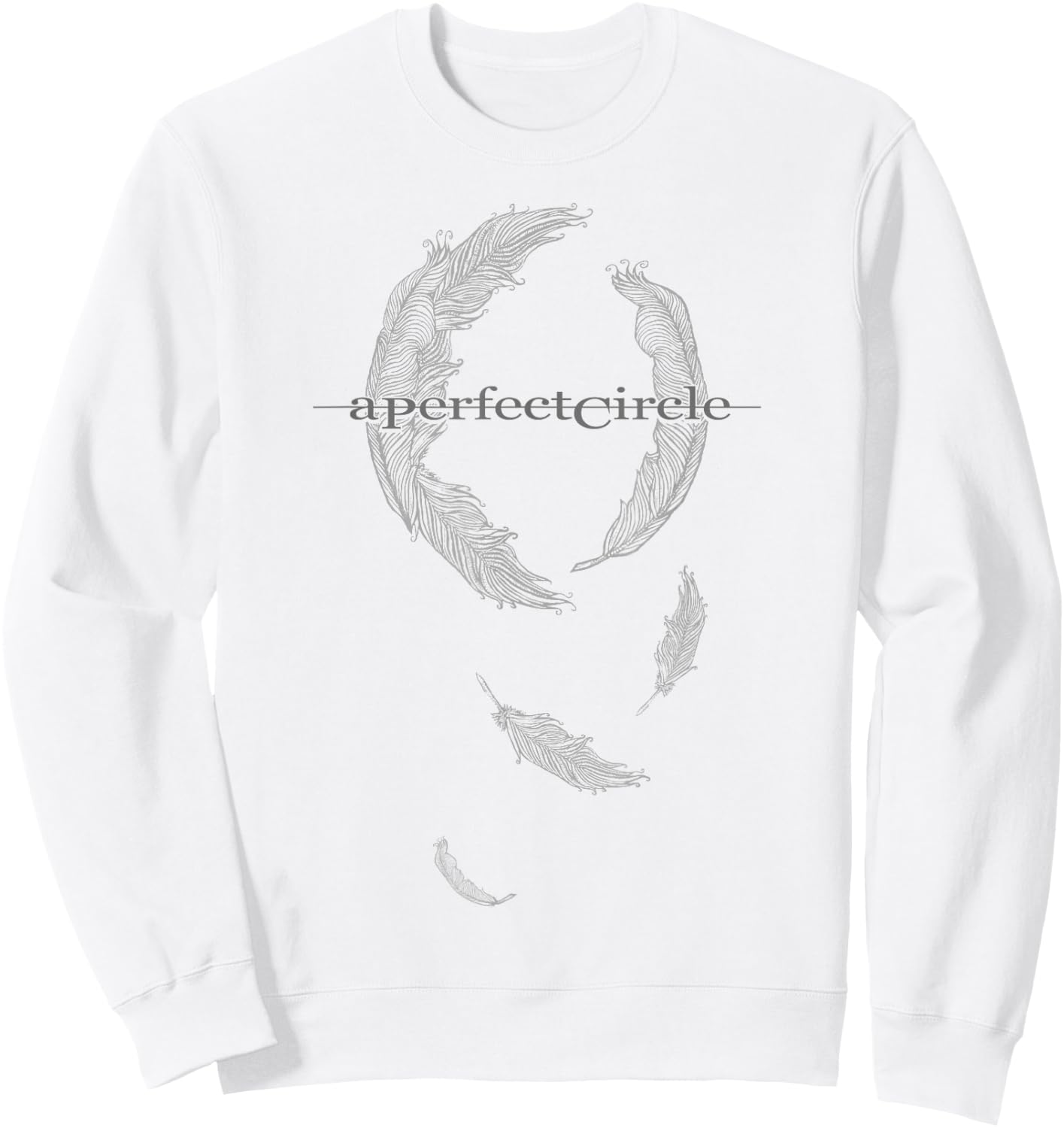 A Perfect Circle – Feathers Sweatshirt - Sweatshirt | White