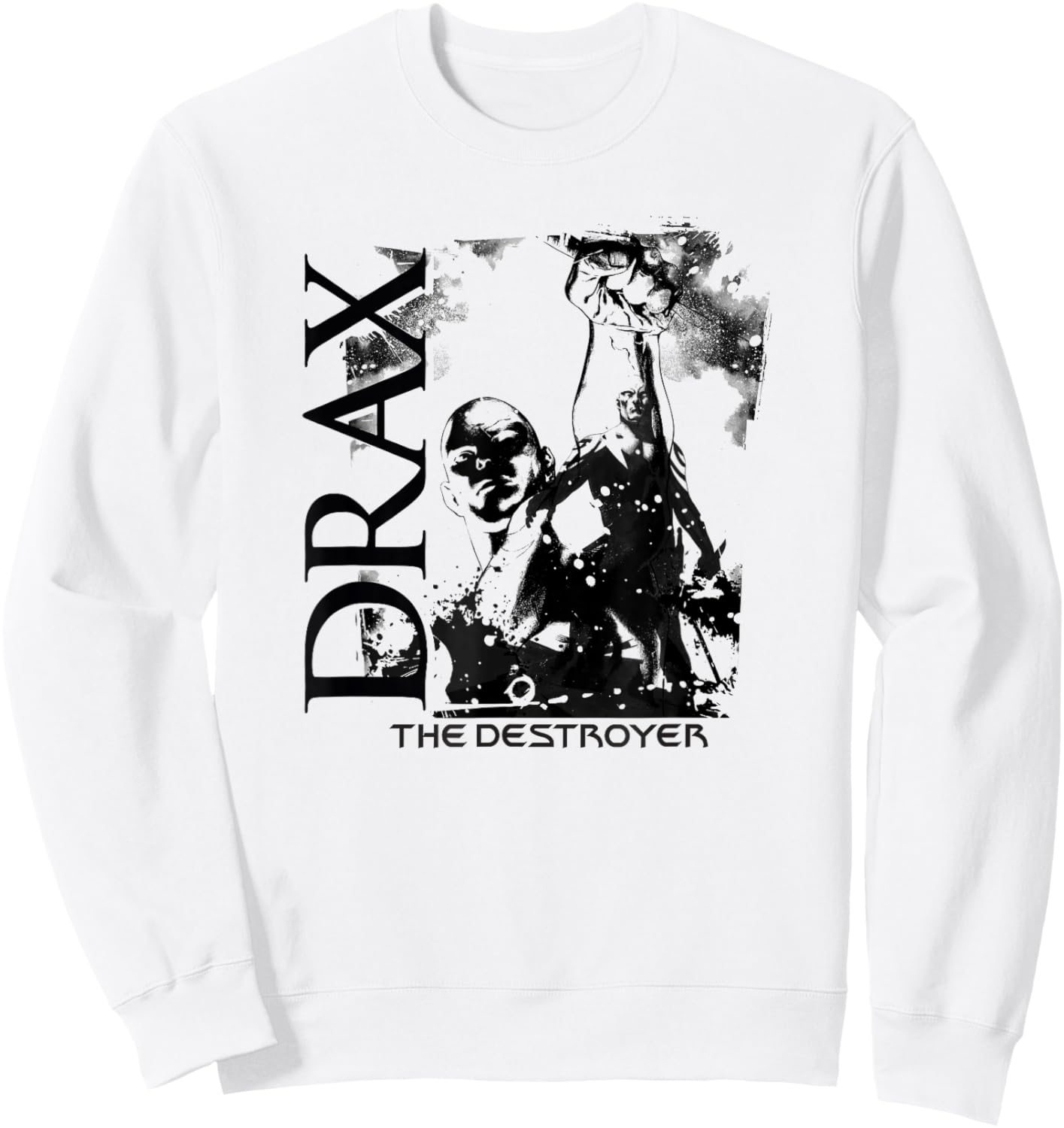 Marvel Guardians of the Galaxy Drax The Destroyer Vintage Sweatshirt - Sweatshirt | White
