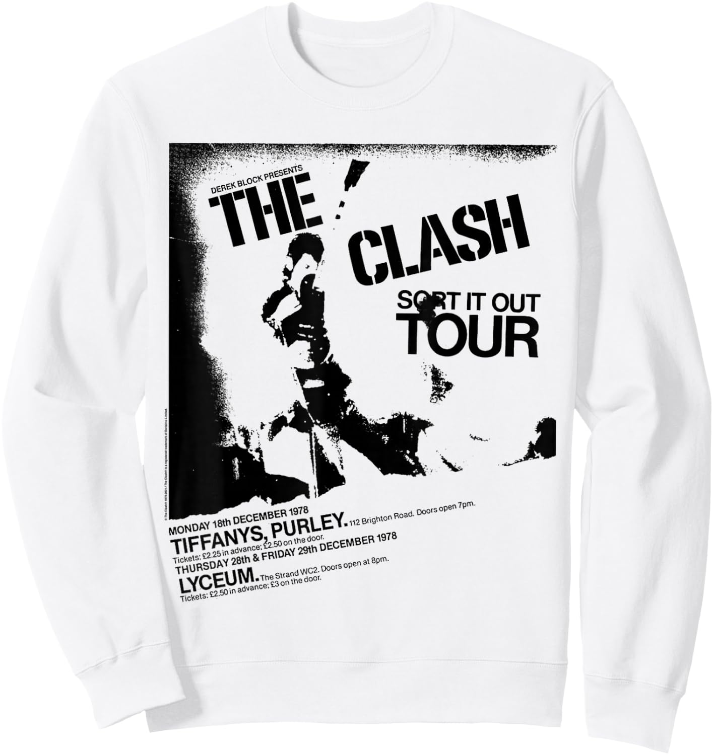 The Clash - Sort It Out Tour Sweatshirt - Sweatshirt | White