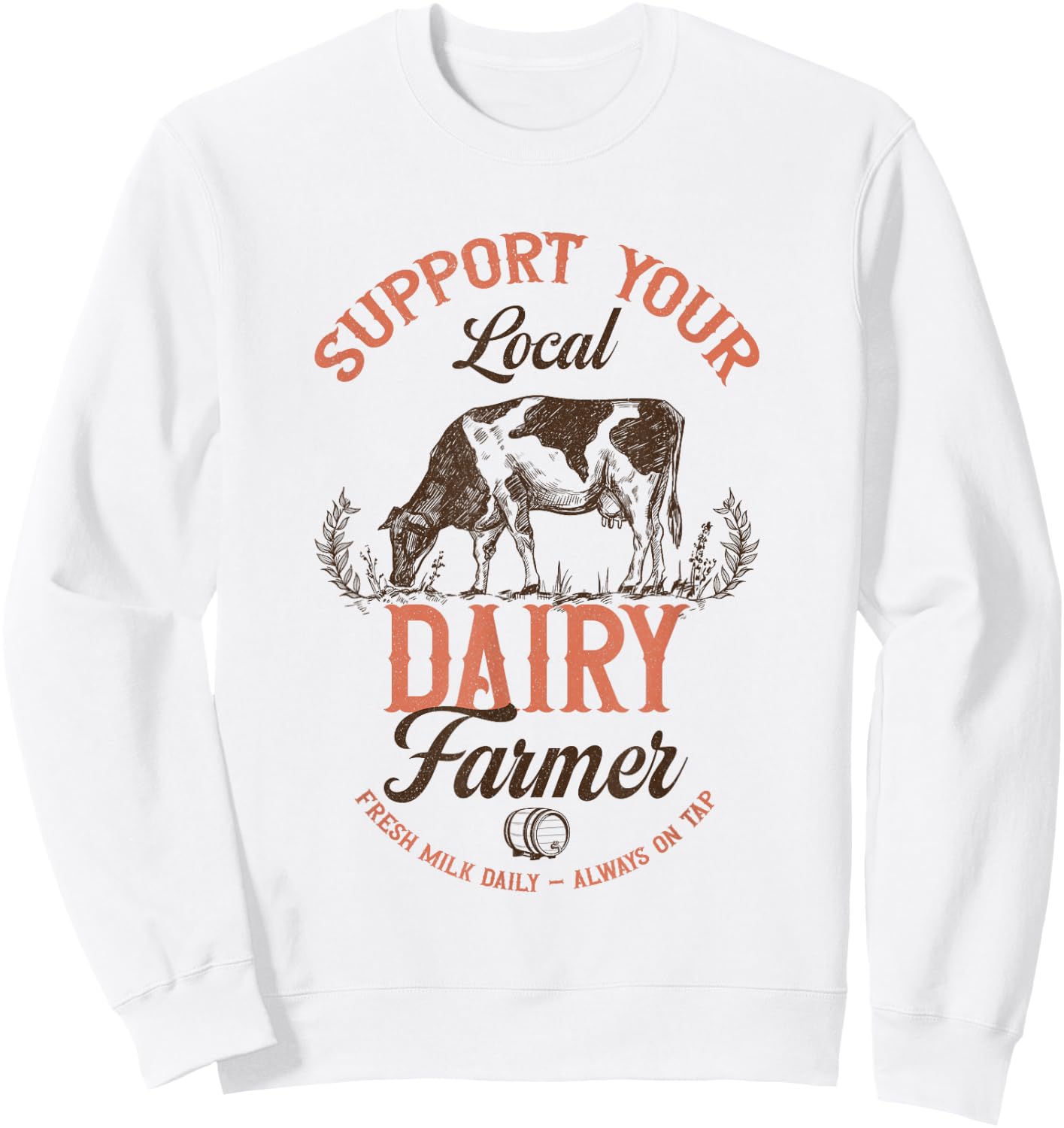 Funny Breast feeding Moms Saying New Moms Breastmilk On Tap Sweatshirt - Sweatshirt | White