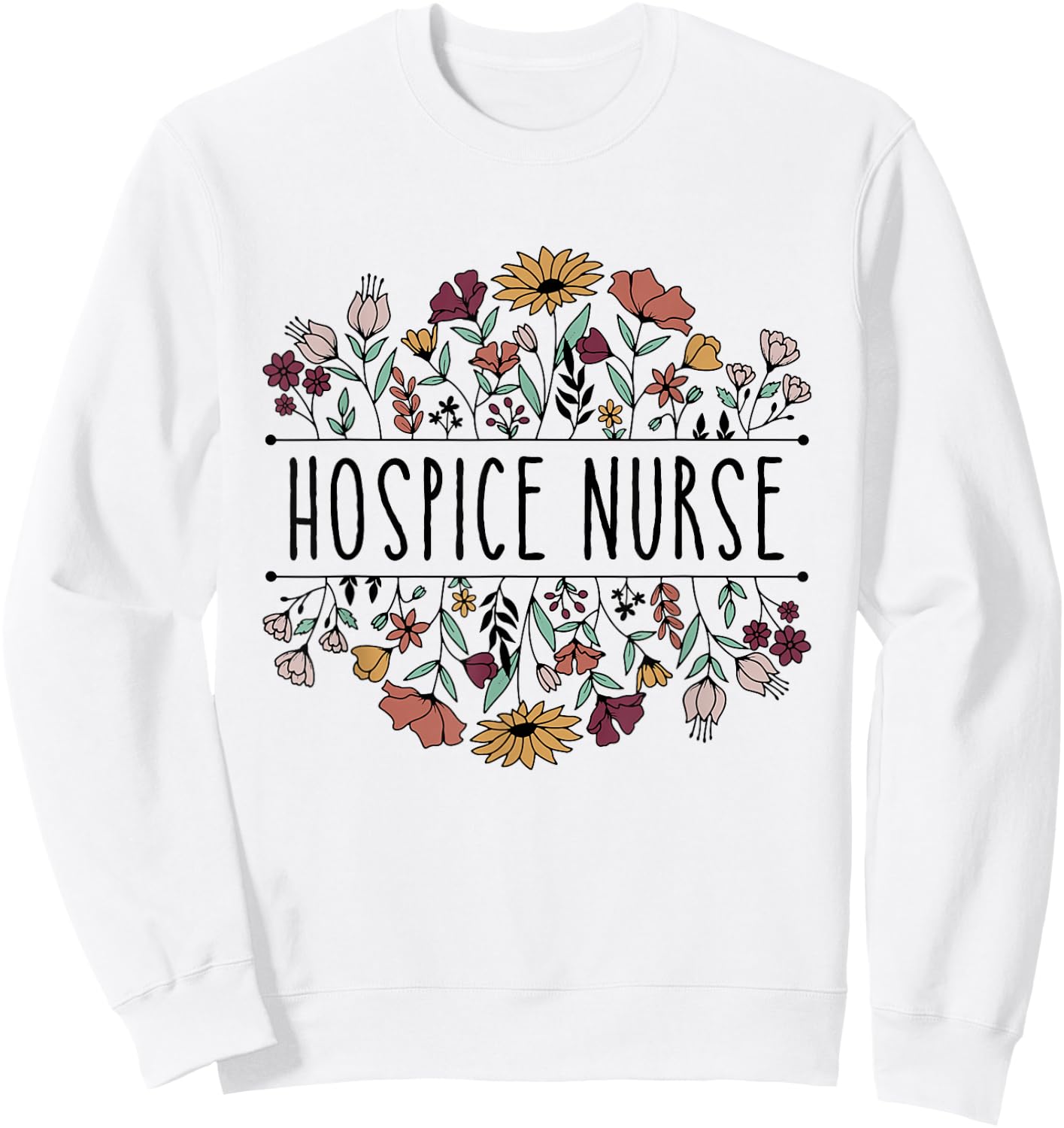 Hospice Nurse Appreciation Hospice Nursing School Graduation Sweatshirt - Sweatshirt | White