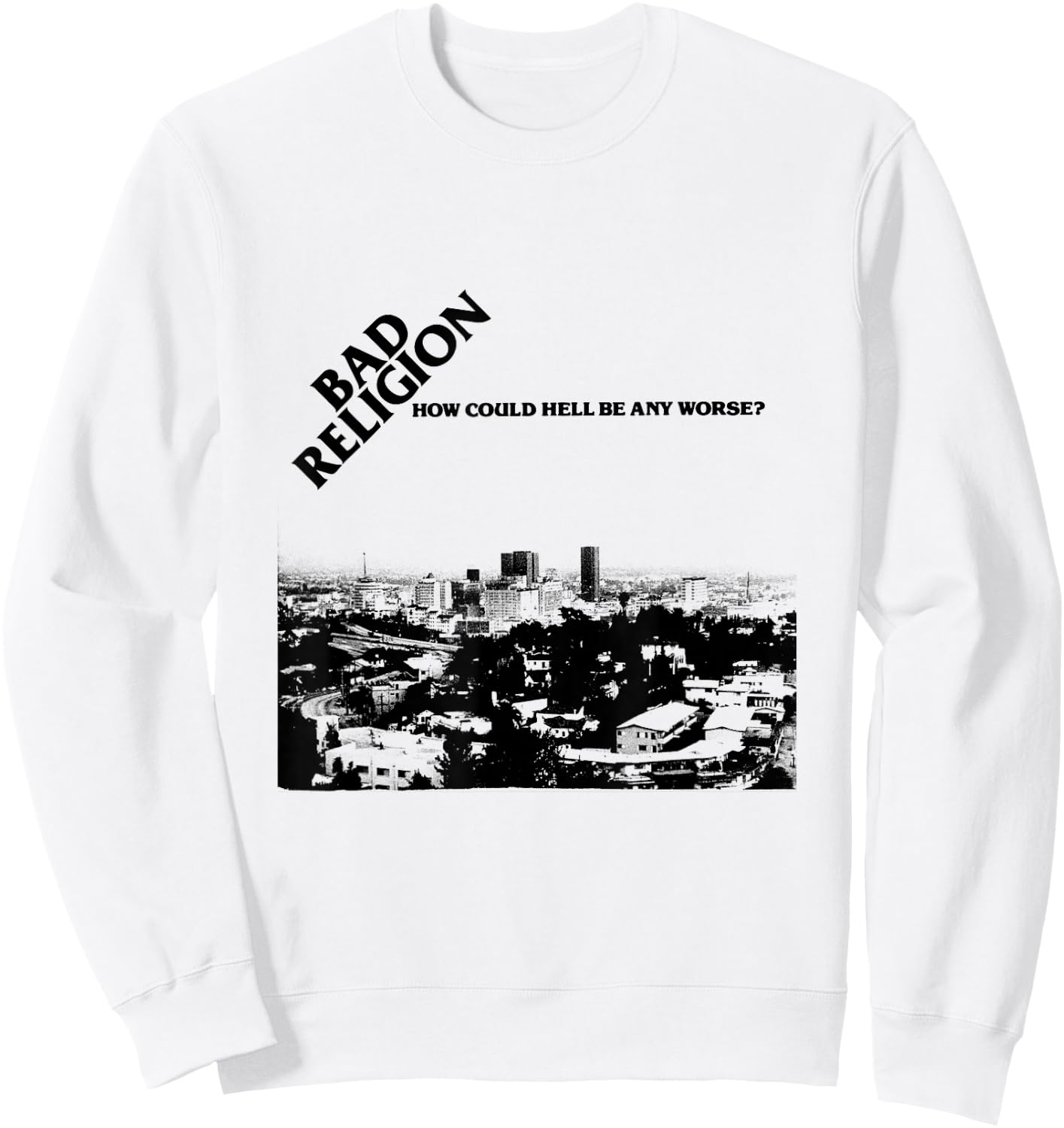Bad Religion - How Could Hell - Official Merchandise Small Sweatshirt - Sweatshirt | White
