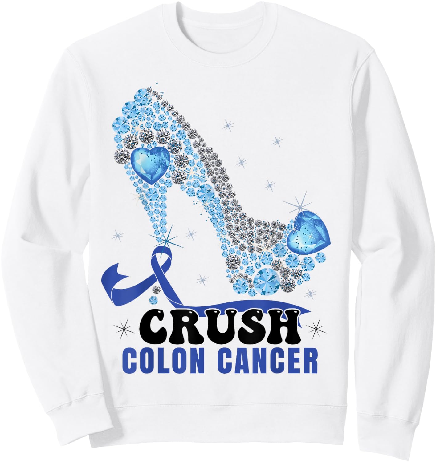 Women Colon Cancer Sweatshirt - Sweatshirt | White