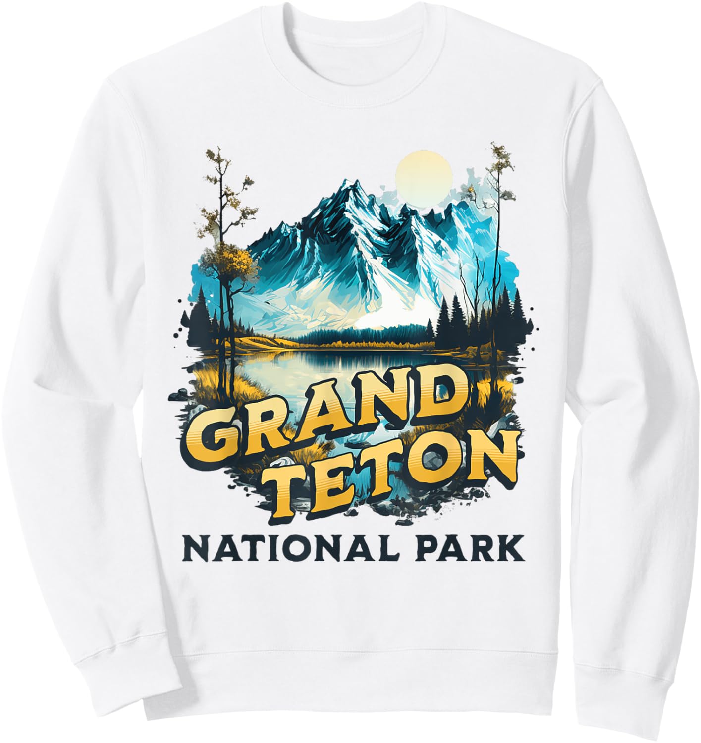 Grand Teton Sweatshirt - Sweatshirt | White