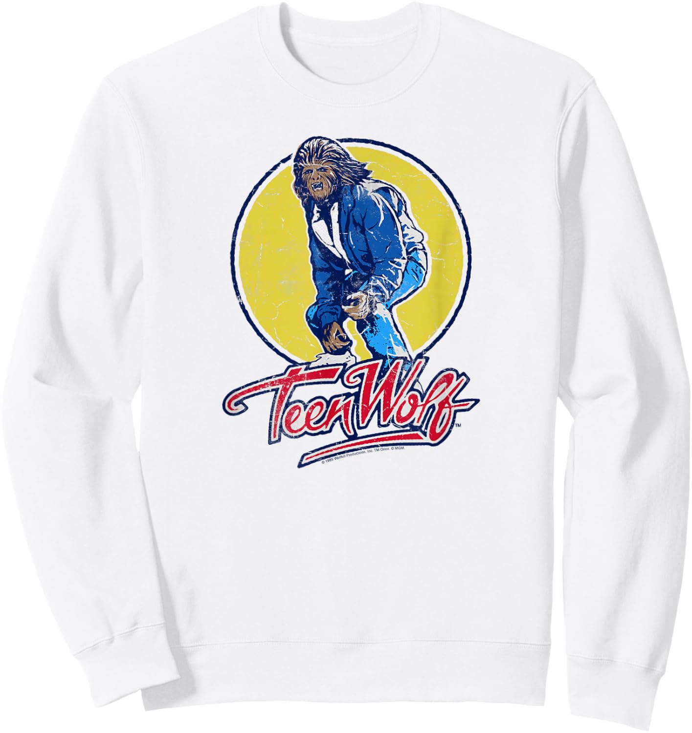 Teen Wolf Rockin Teen Wolf Sweatshirt - Sweatshirt | White