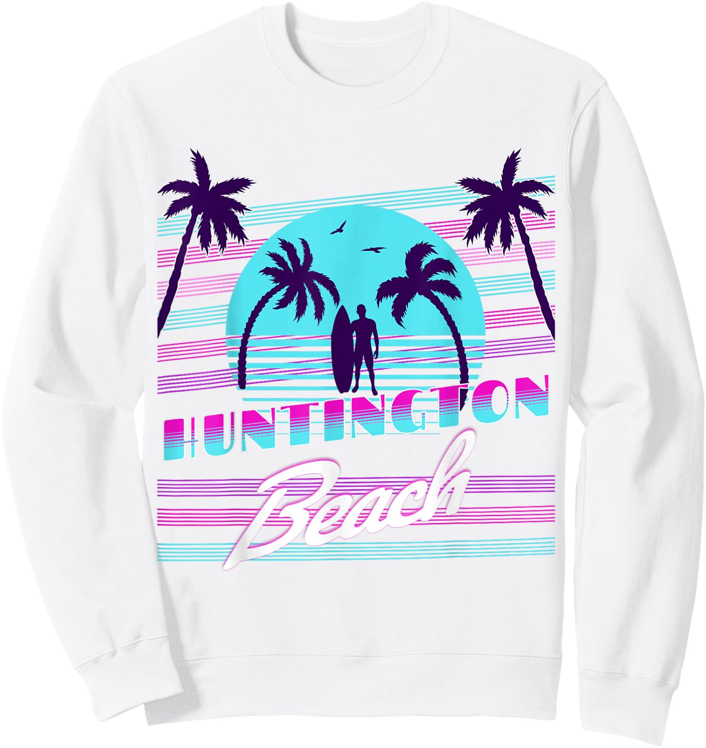 Huntington Beach Sweatshirt - Sweatshirt | White