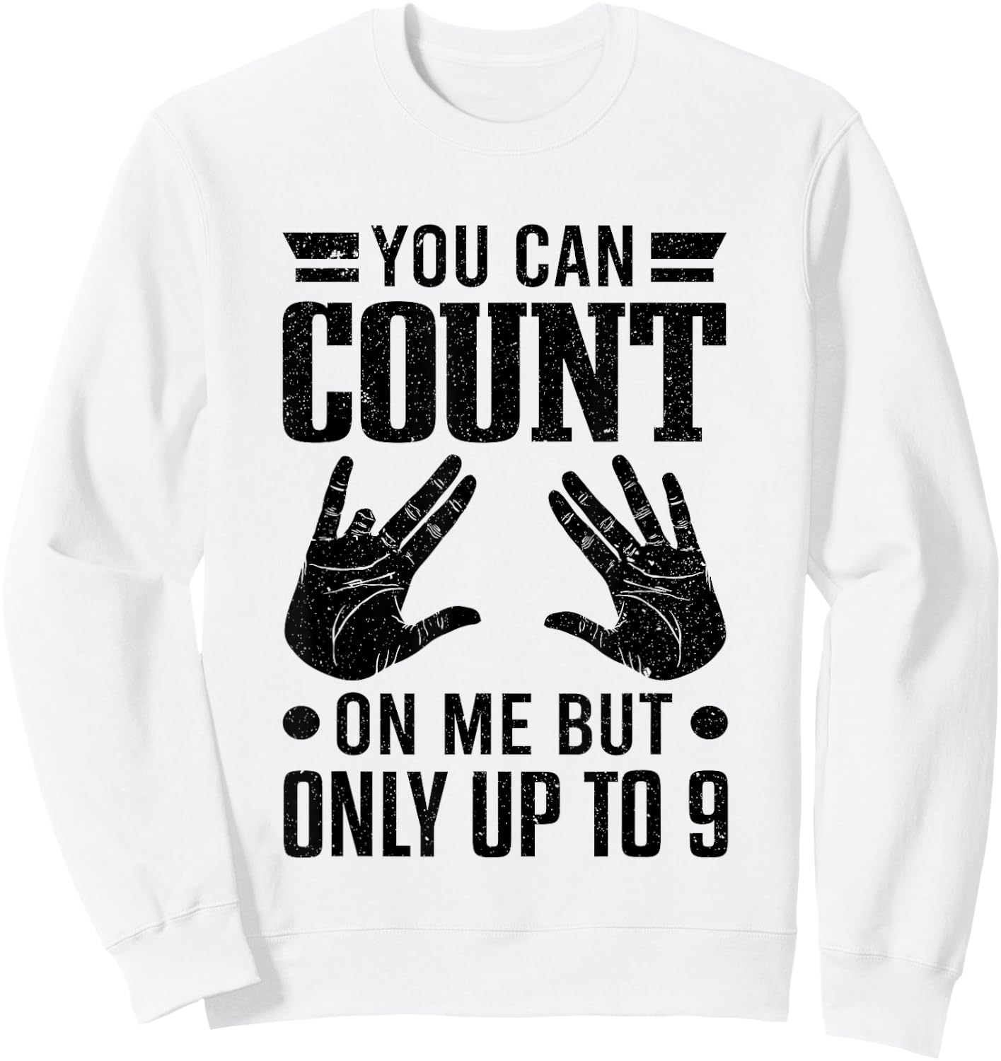 Finger Amputee Outfit Amputation Amputated Missing Finger Sweatshirt - Sweatshirt | White