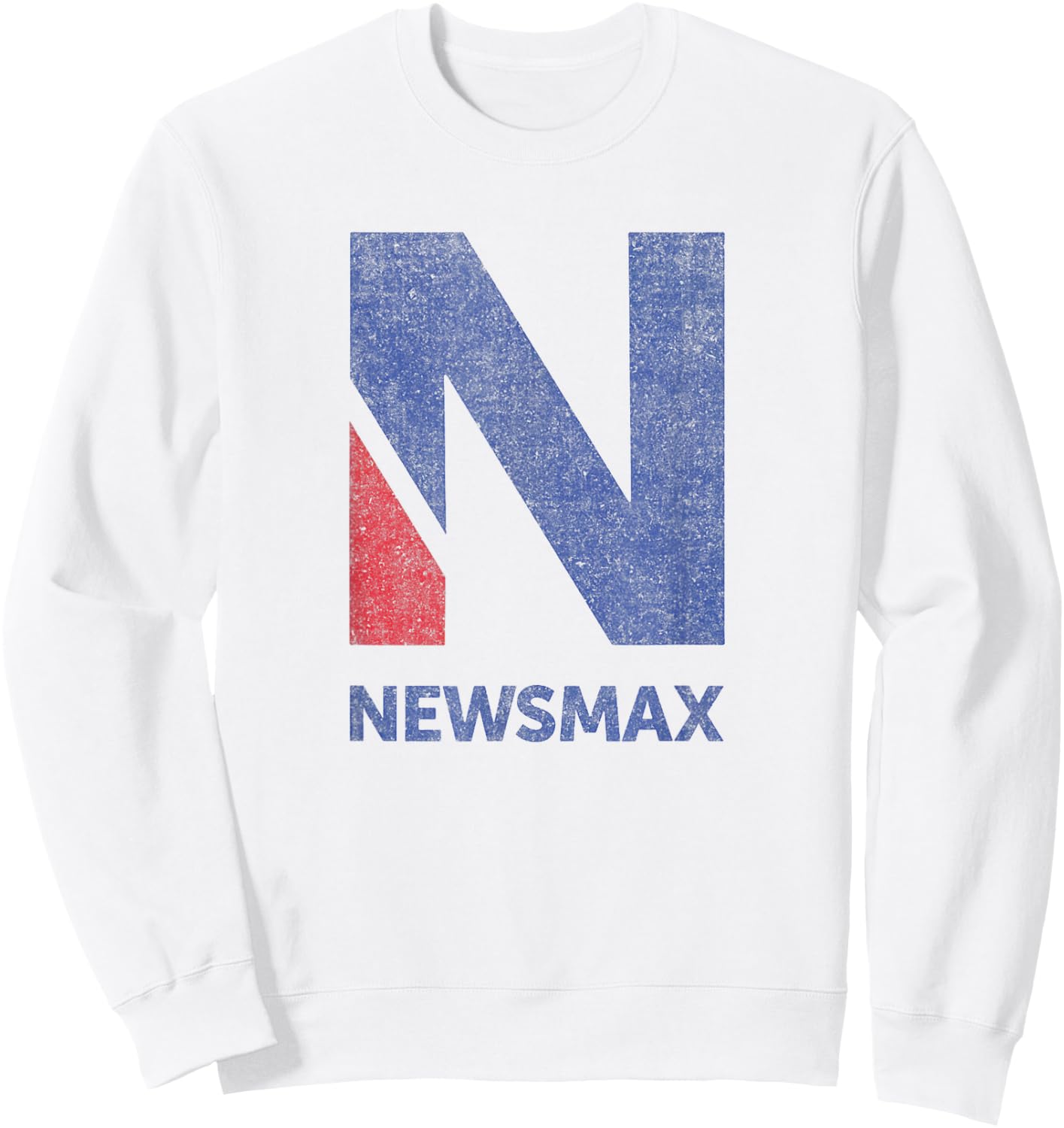 Newsmax - Health, Personal Finance, Faith And Freedom News Sweatshirt - Sweatshirt | White