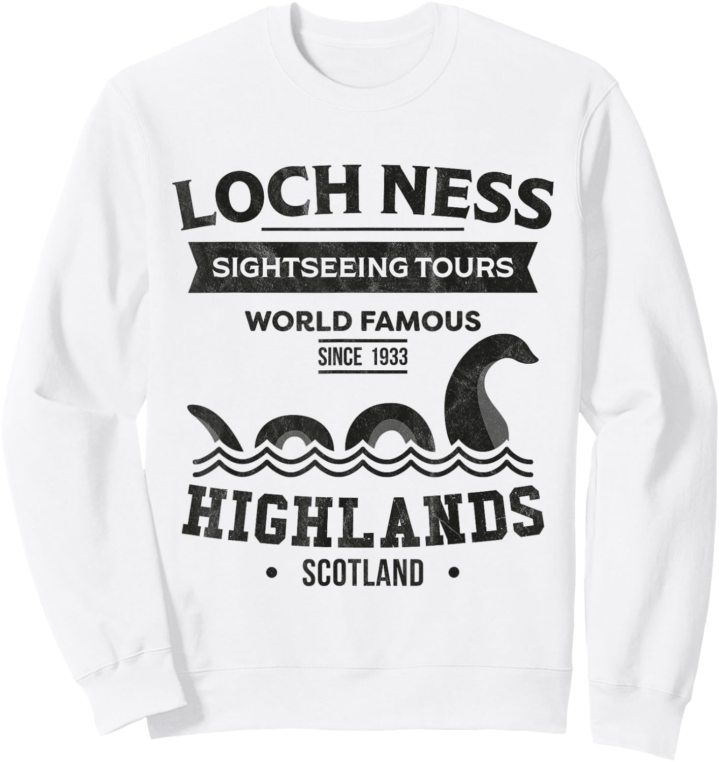 Loch Ness Sightseeing Tour Sweatshirt - Sweatshirt | White
