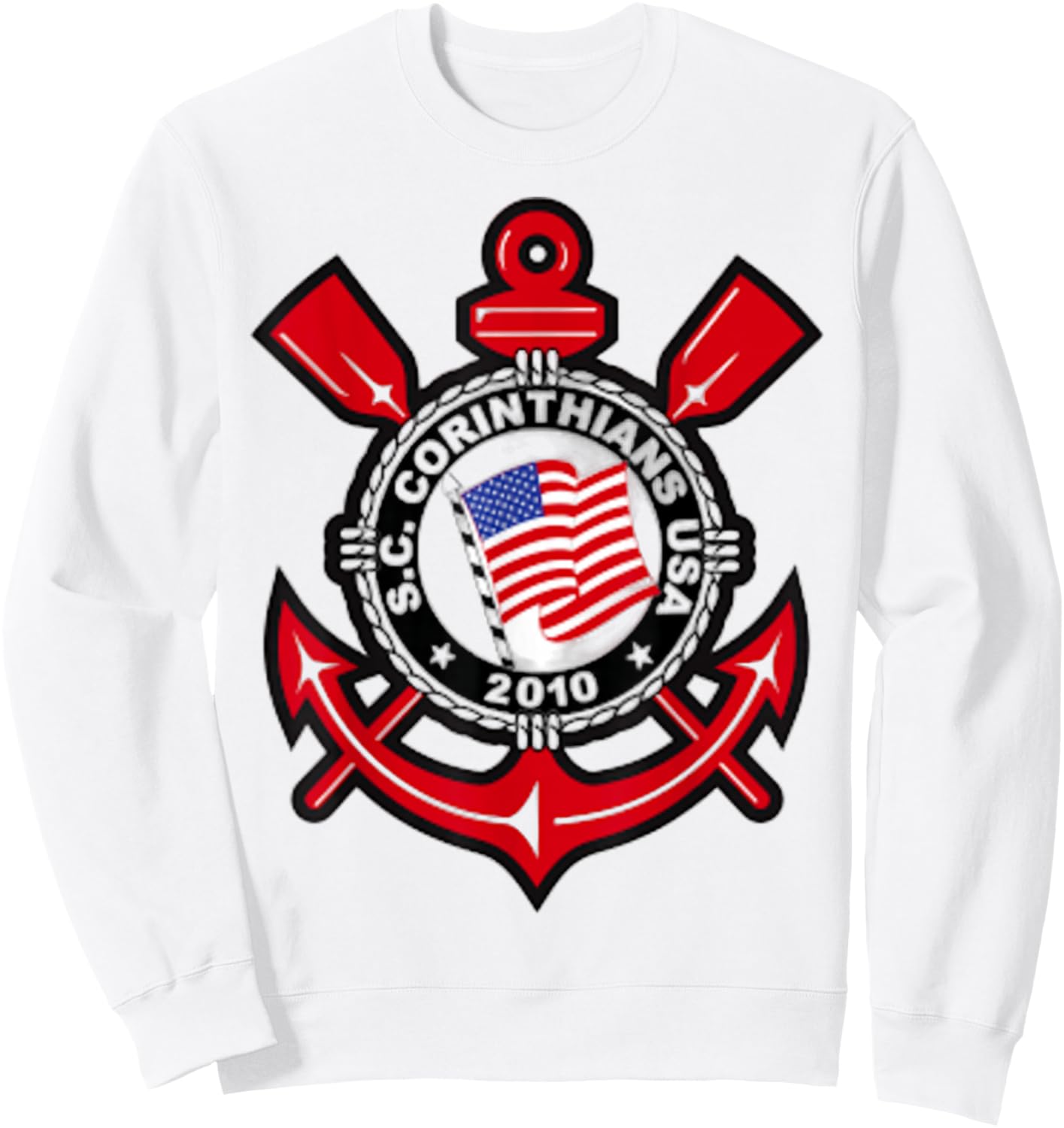 Camisa do coringa coritnhians de torcida gavioes Blusa Sweatshirt - Sweatshirt | White