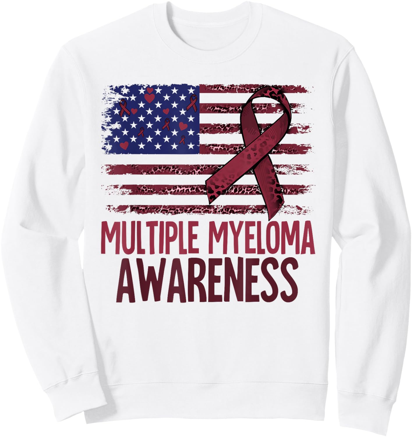 Multiple Myeloma Awareness Sweatshirt - Sweatshirt | White