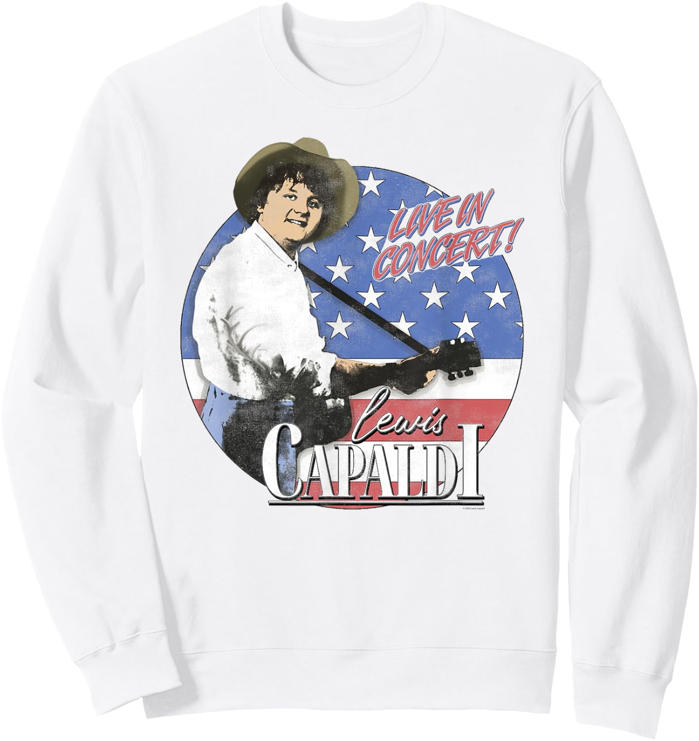 Lewis Capaldi – Americas Sweetheart New York Sweatshirt - Sweatshirt | White