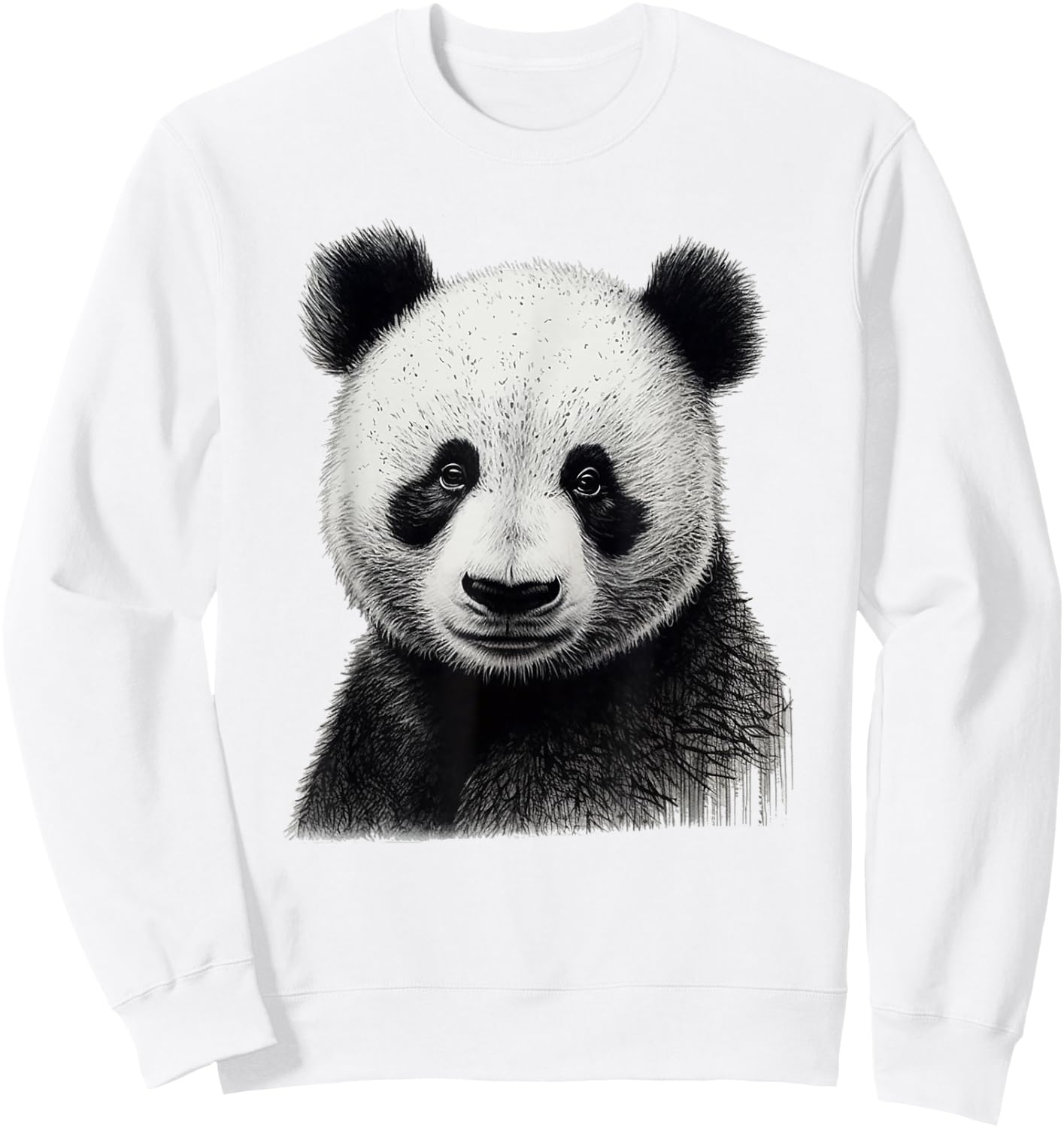 Panda Animal Lovers Animal Print Sweatshirt - Sweatshirt | White