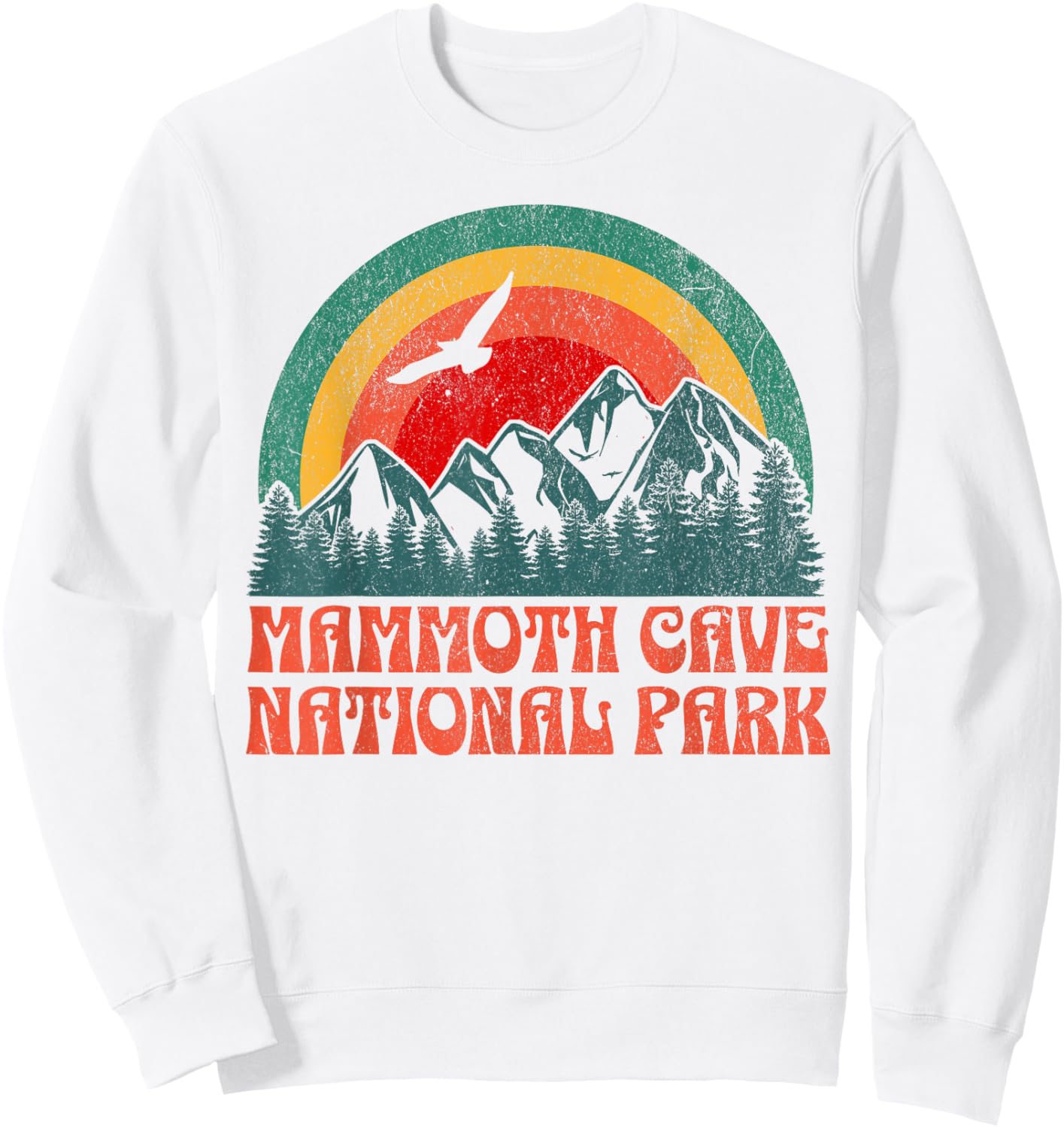 Mammoth Cave National Park Sweatshirt - Sweatshirt | White