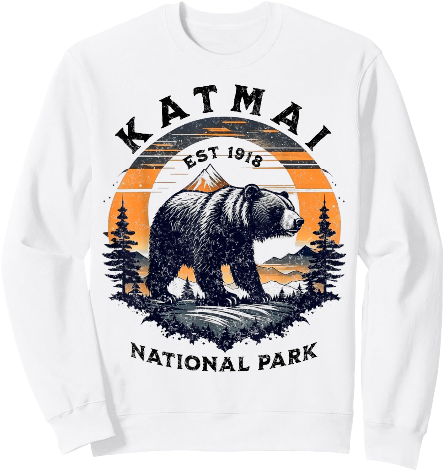 Katmai National Park Sweatshirt - Sweatshirt | White